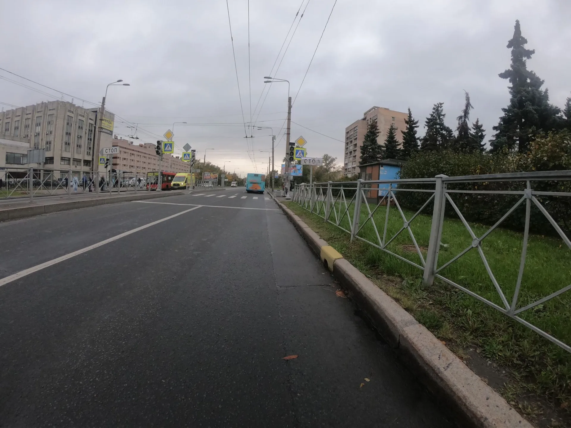 Маршрут «Автово — Вологодско-Ямская Слобода», 1,0 км