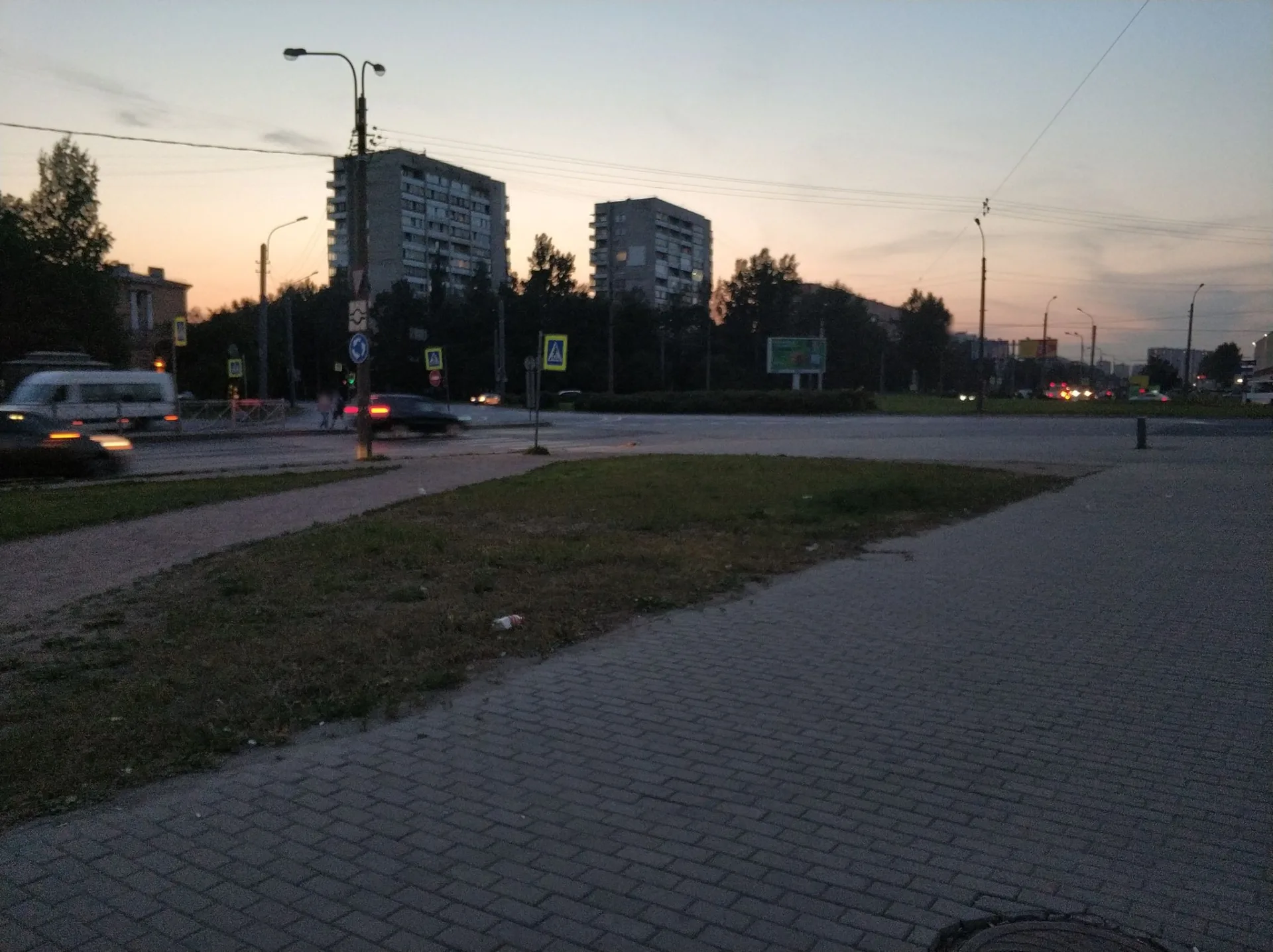 Маршрут «Большая Охта — Бернгардовка», 0,0 км