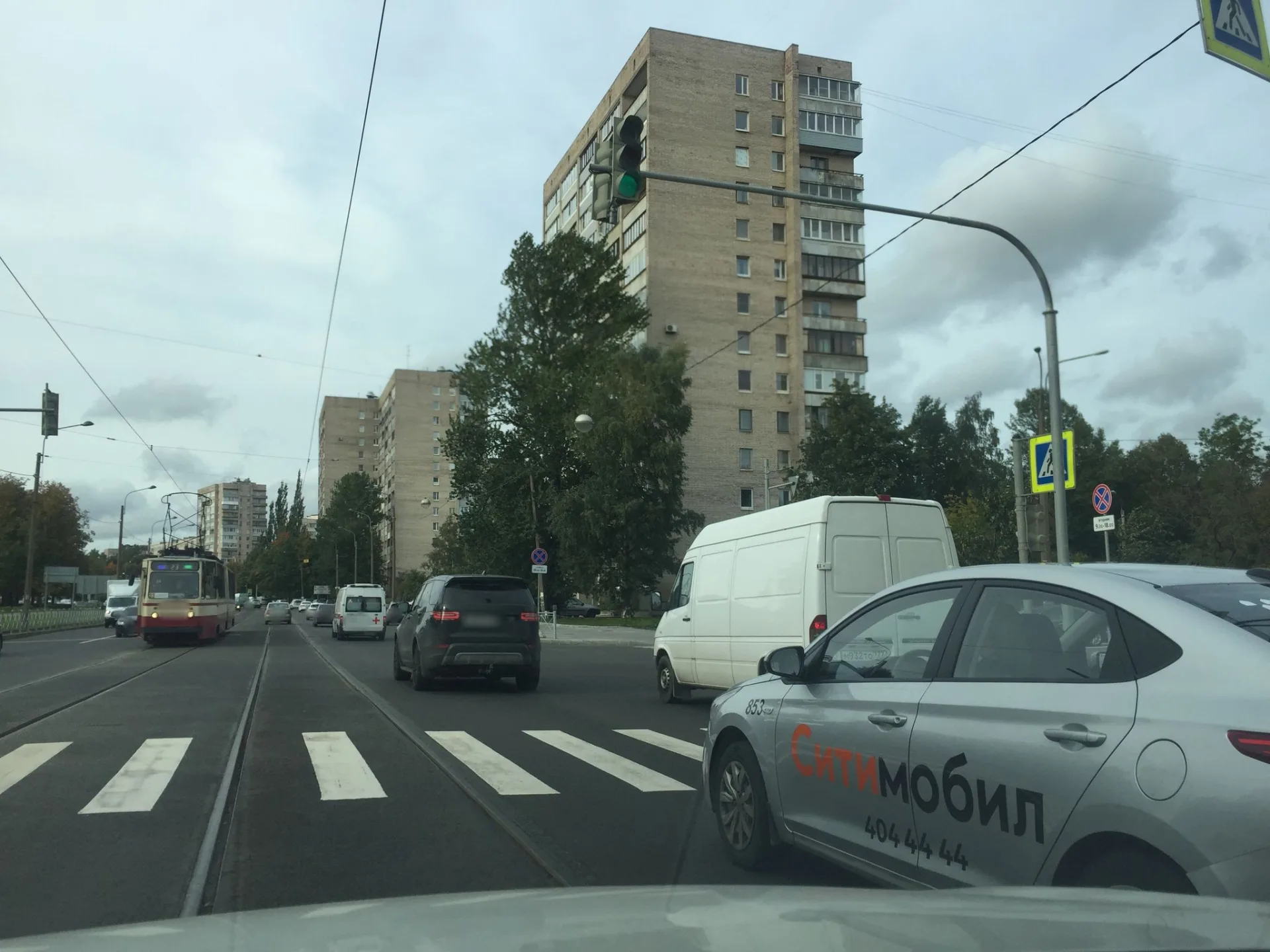 Маршрут «Большая Охта — Полюстрово», 0,9 км
