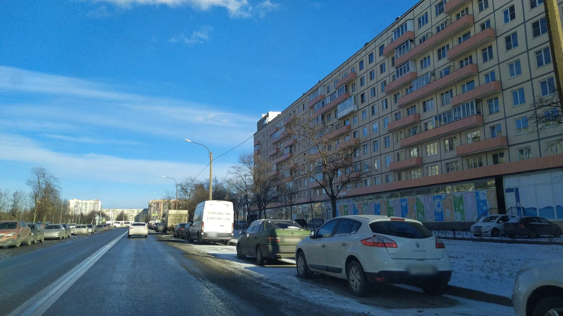 Маршрут «Большая Охта — Полюстрово», 1,2 км