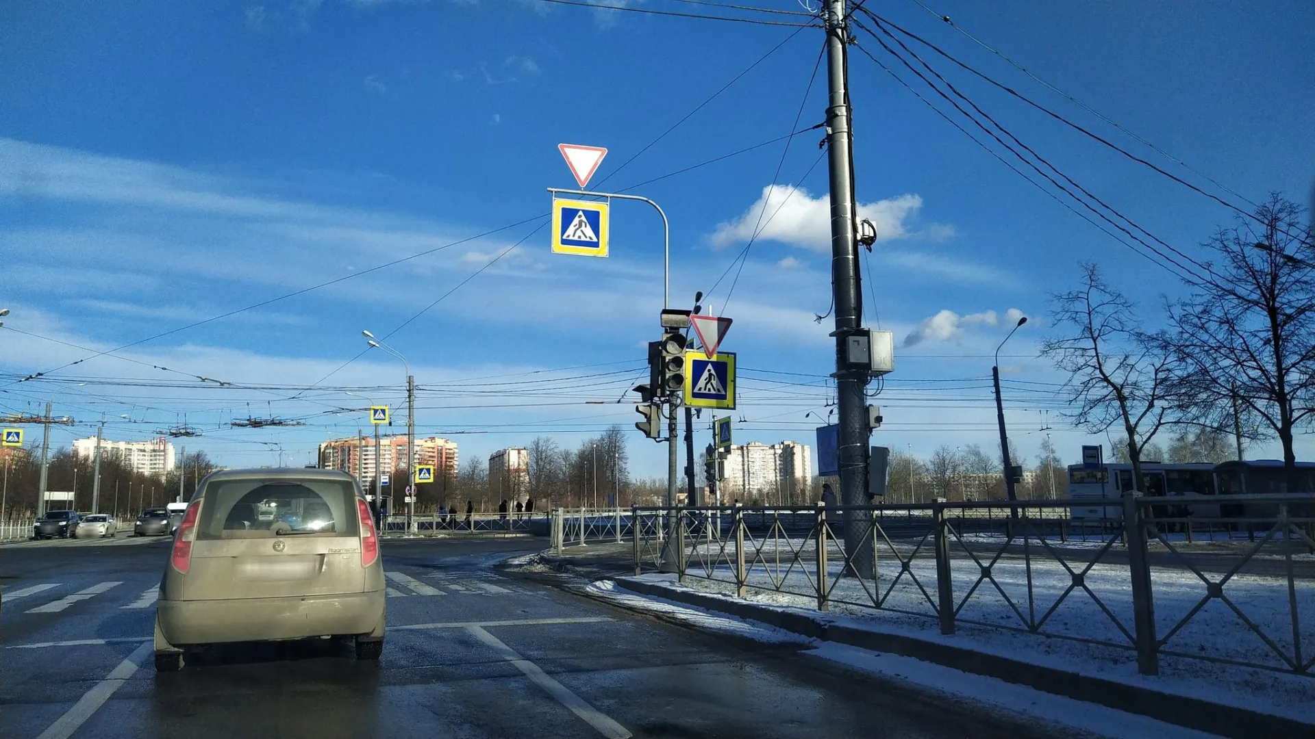 Маршрут «Большая Охта — Полюстрово», 1,4 км