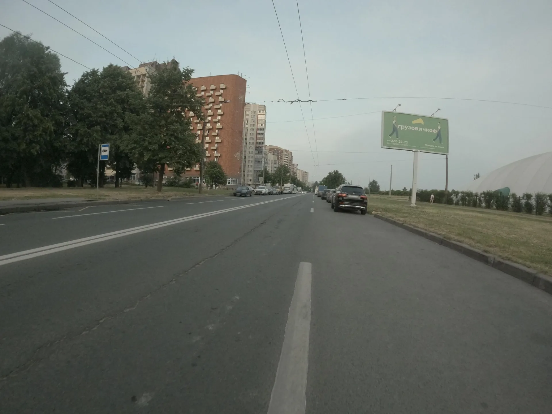 Маршрут «Большая Охта — Полюстрово», 2,3 км