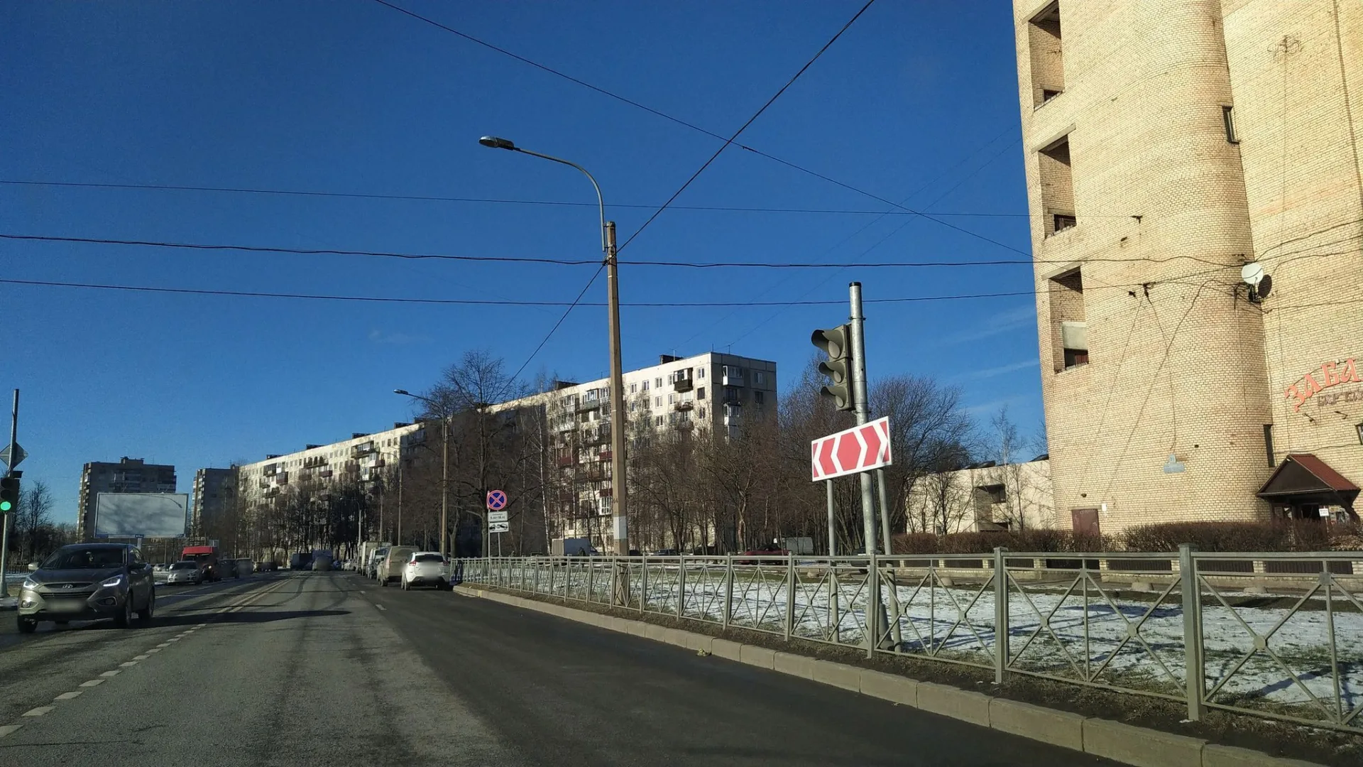 Маршрут «Большая Охта — Полюстрово», 2,4 км