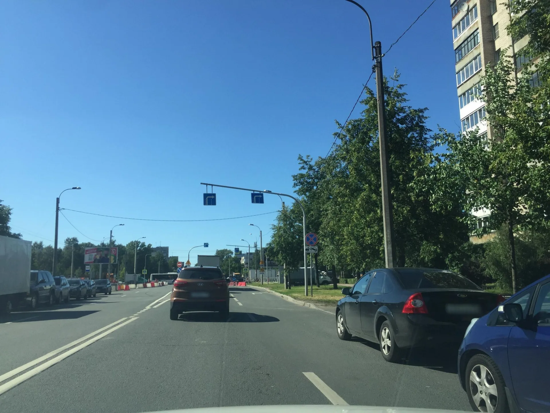 Маршрут «Большая Охта — Полюстрово», 2,9 км