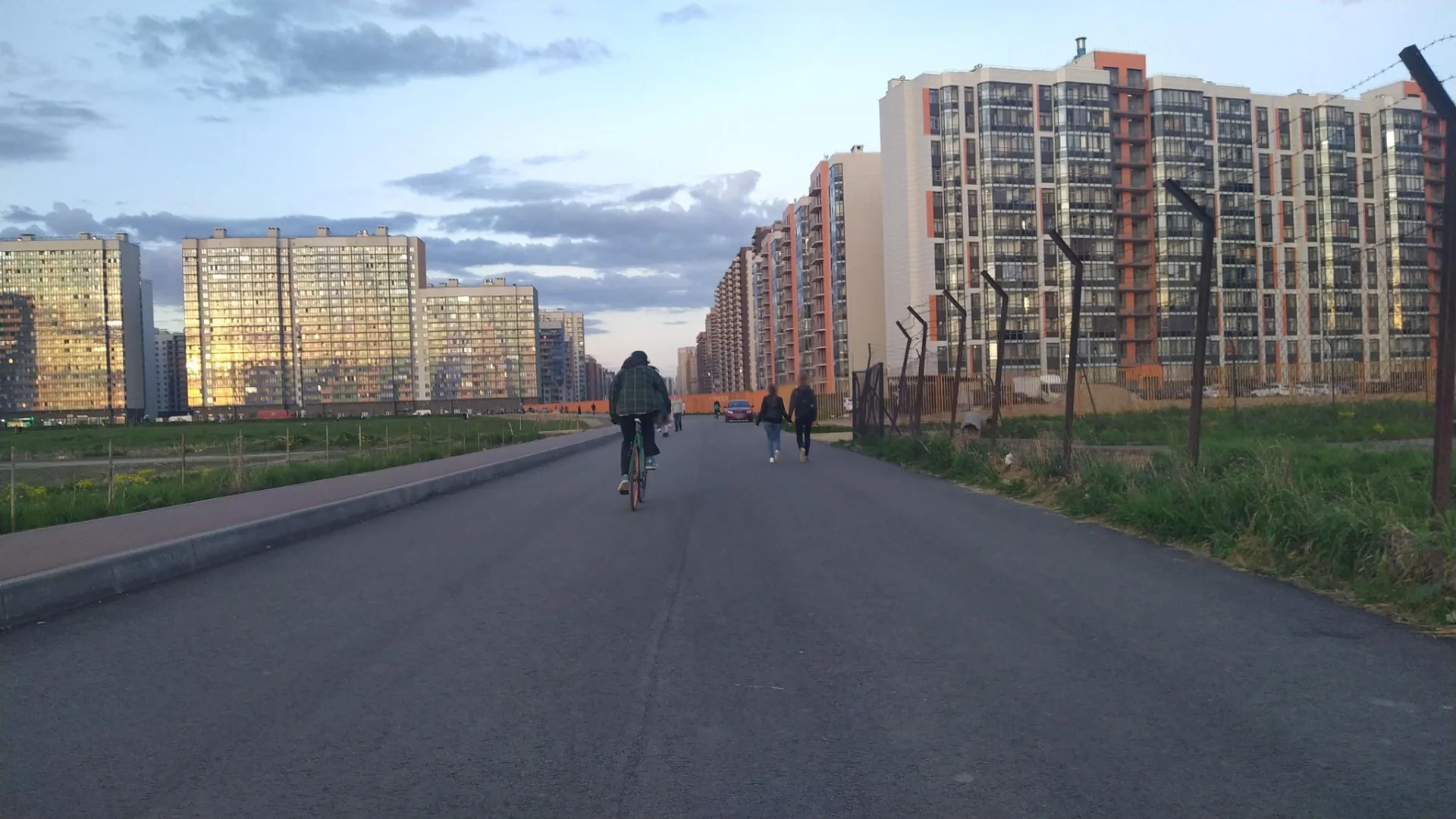 Маршрут «Бугры — Мурино», 1,6 км