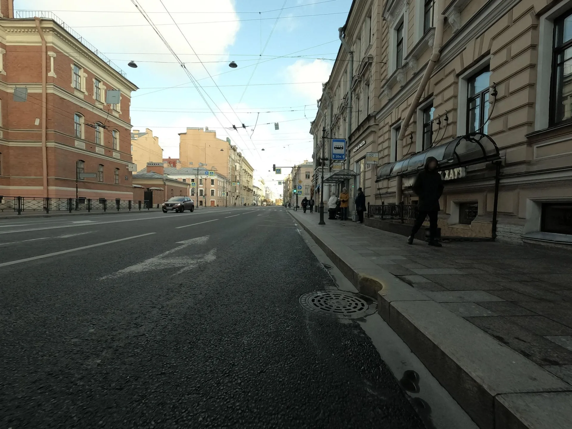 Маршрут «Достоевская — Владимирская», 1,1 км