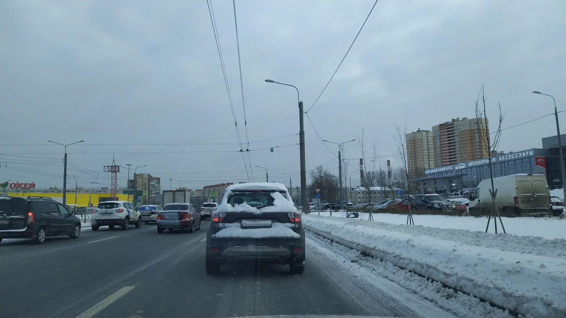 Маршрут «Юнтолово — Охта», 2,2 км