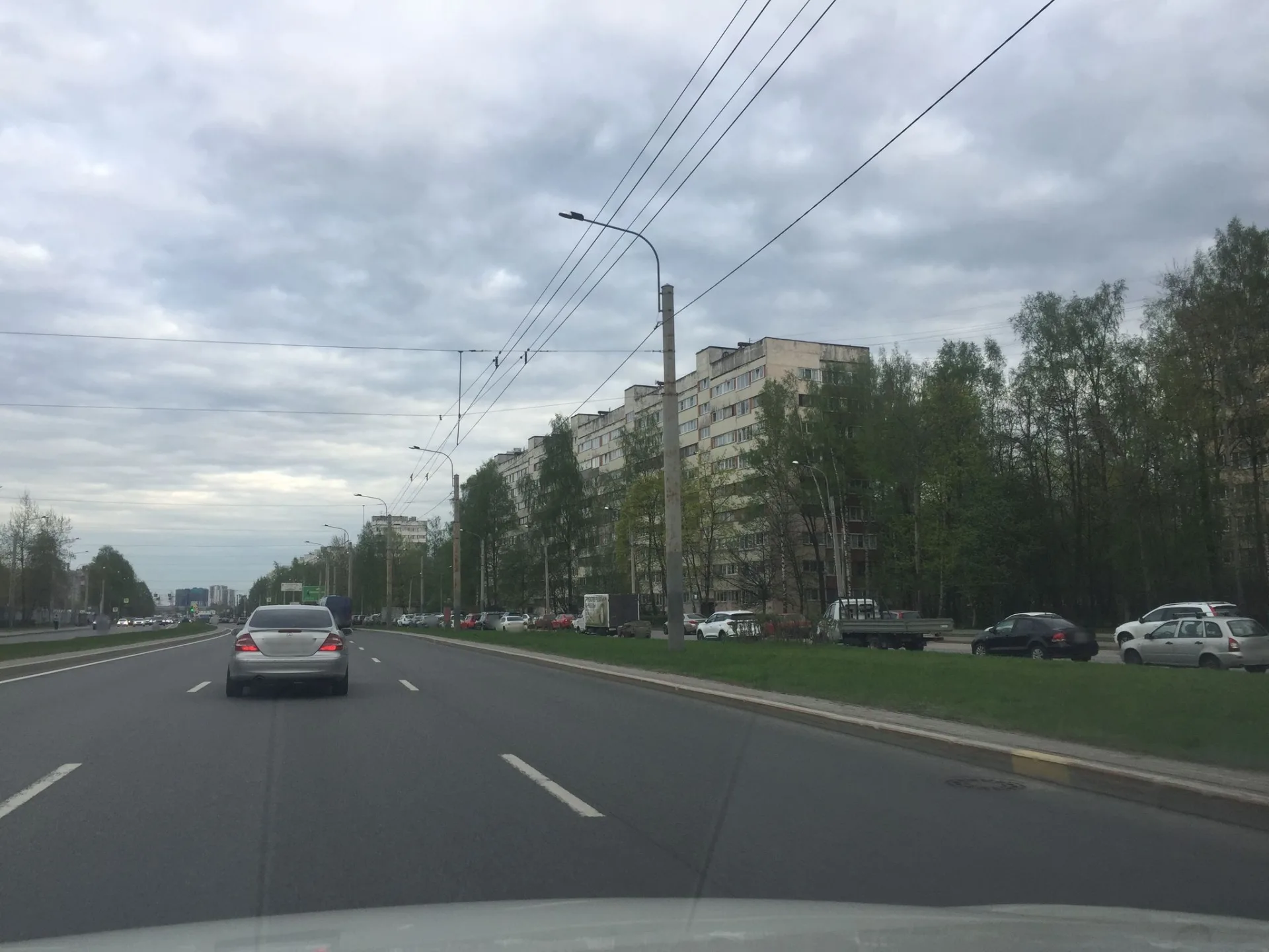 Маршрут «Комендантский проспект — Мурино», 2,6 км