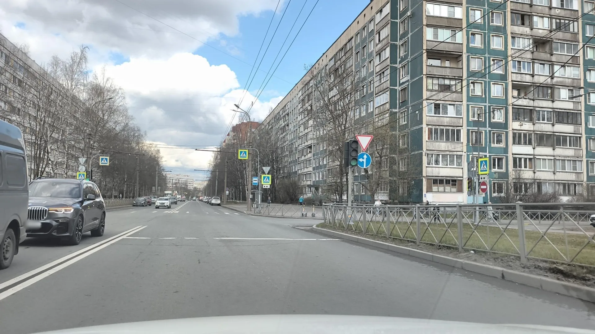 Маршрут «Комендантский проспект — Мурино», 20,2 км