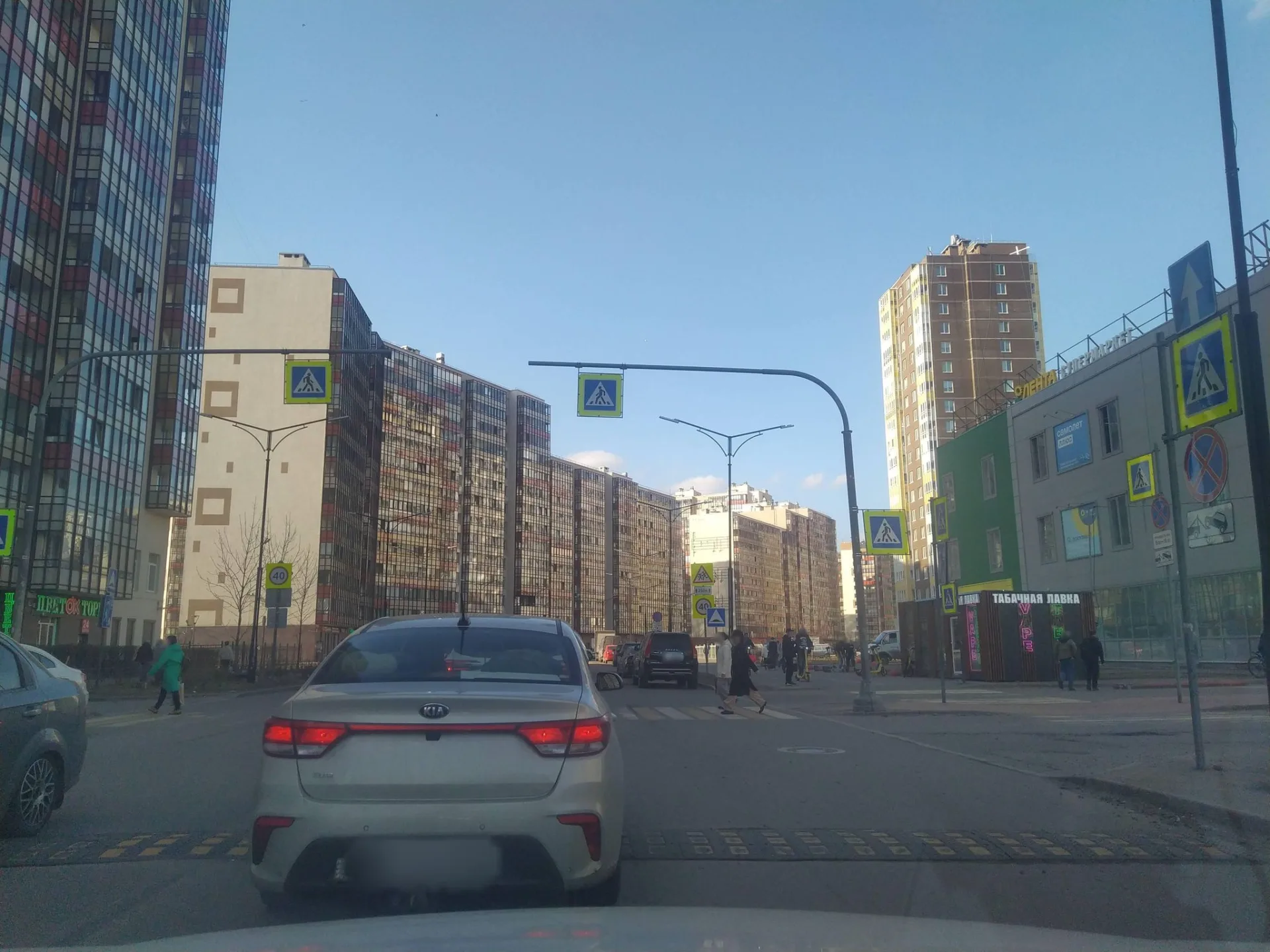 Маршрут «Кудрово — Малоохтинский мост», 0,1 км