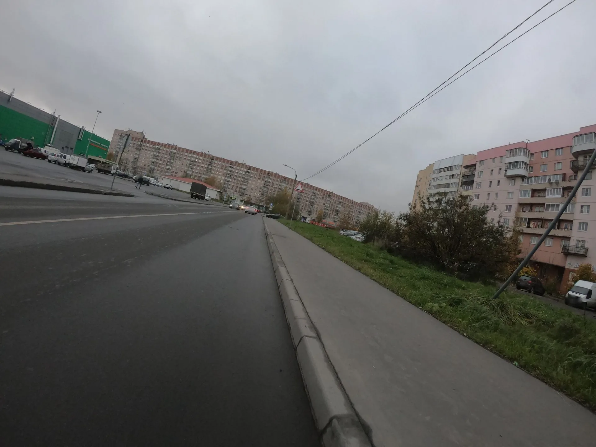 Маршрут «Кудрово — Малоохтинский мост», 1,2 км