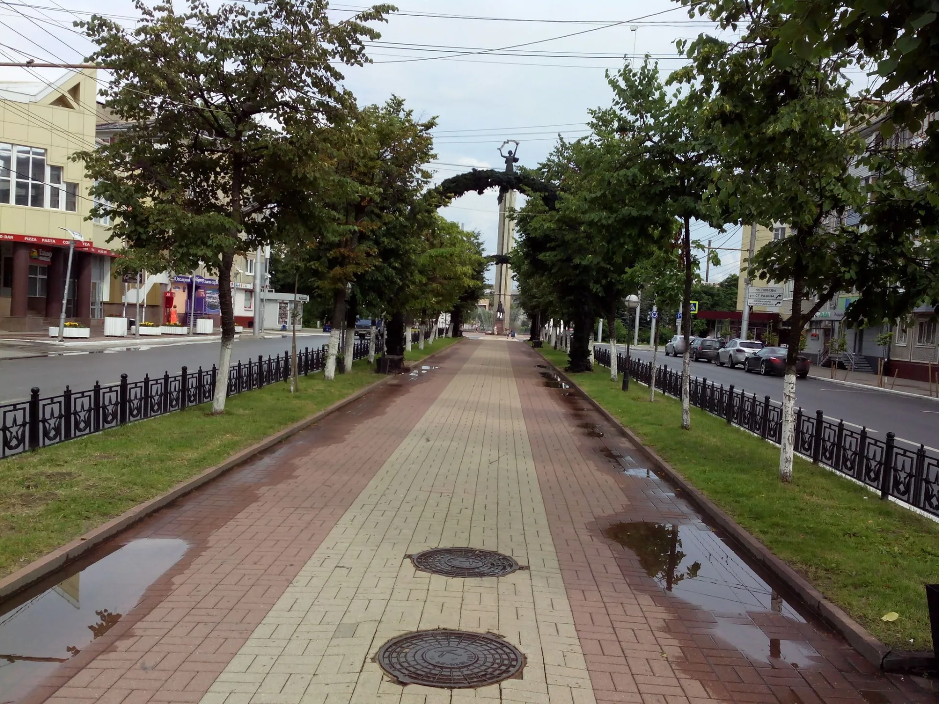 Маршрут «Квань — Сорок лет Октября», 1,2 км