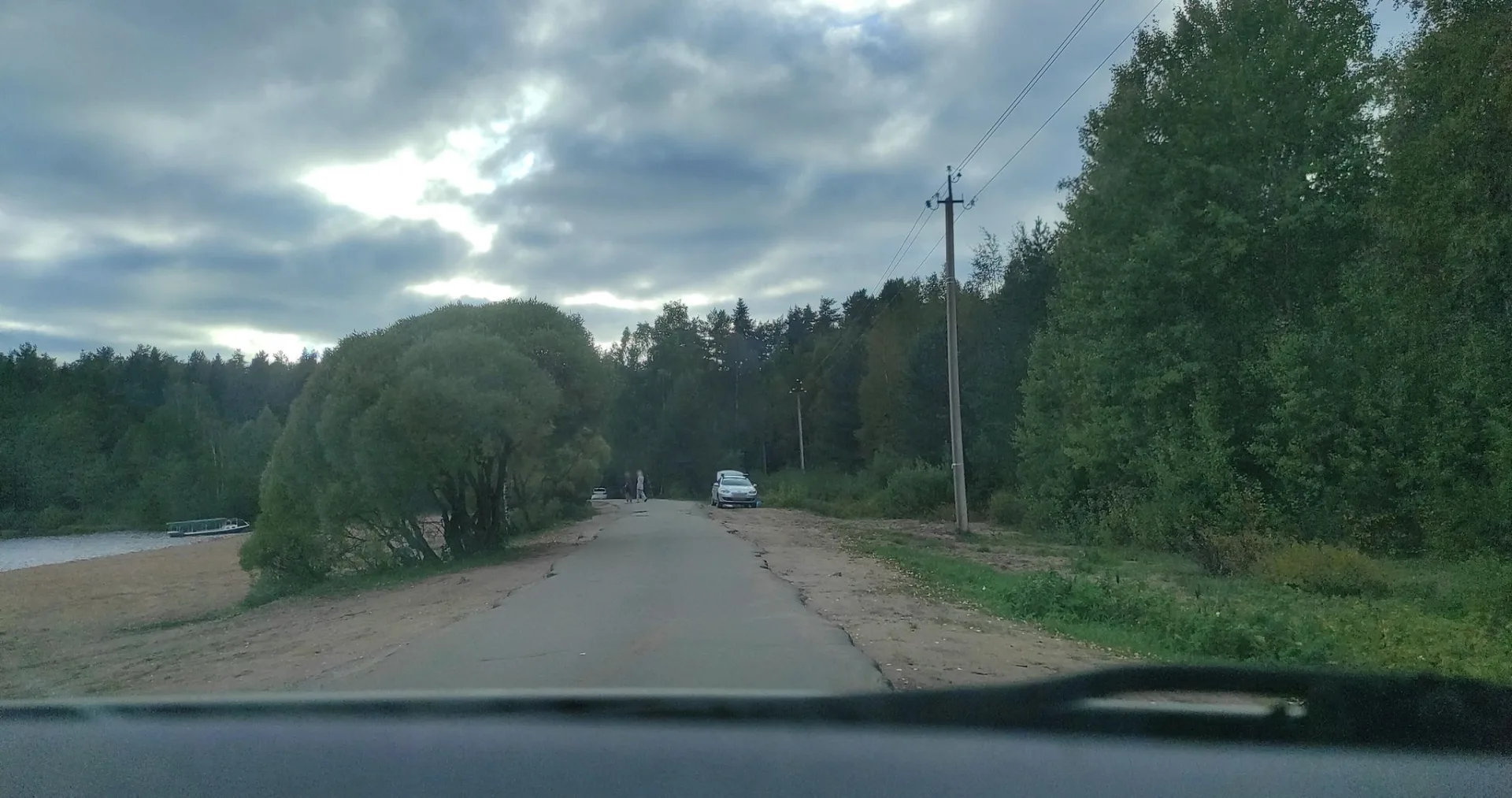 Маршрут «Лемболово — пляж у озера», 1,7 км