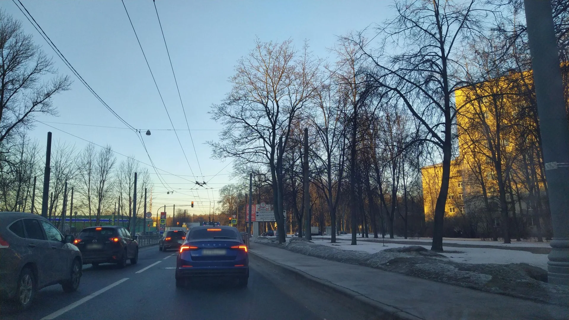Маршрут «Лесная — Ланская», 0,1 км