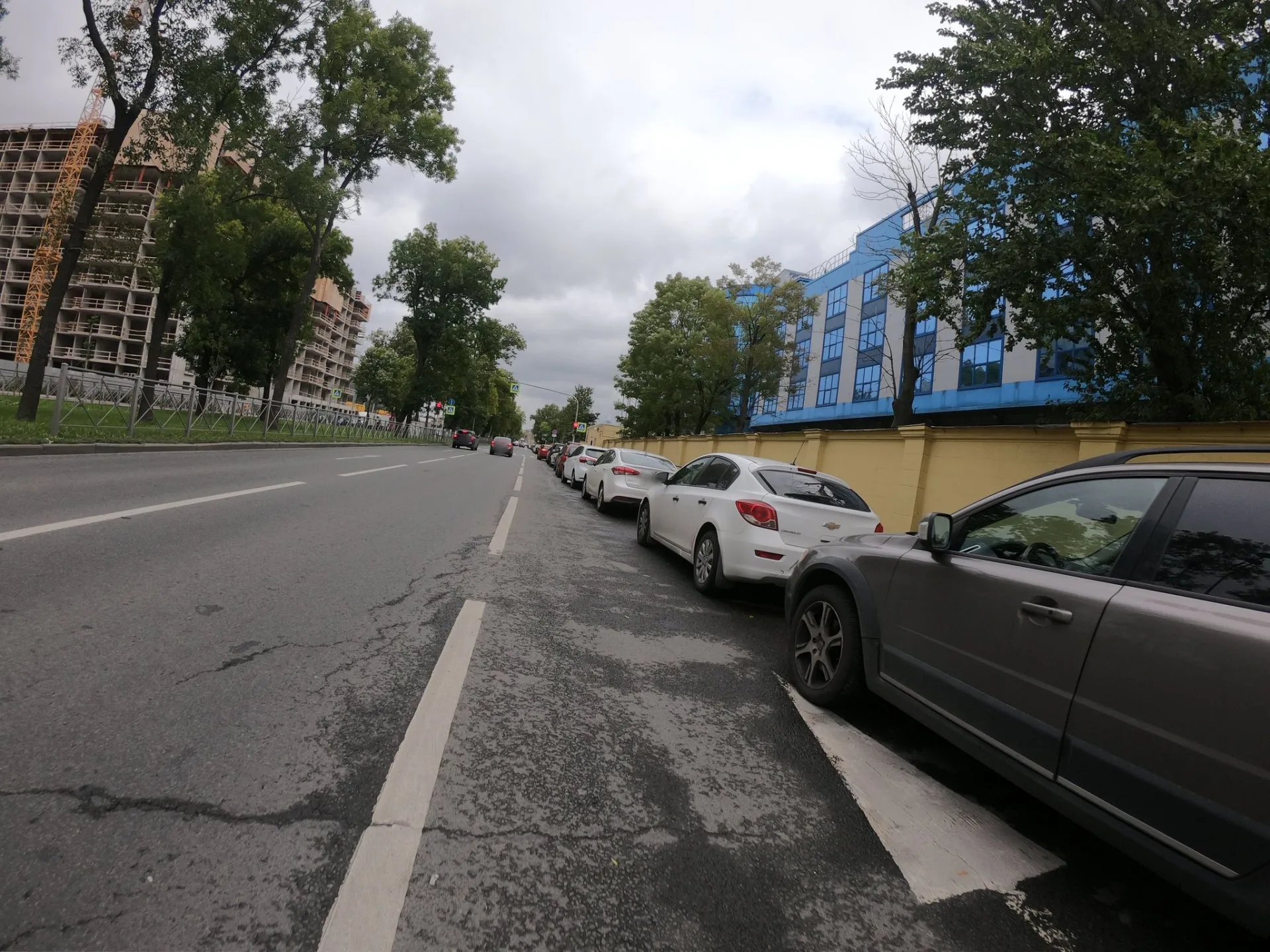 Маршрут «Московские Ворота — Парк Победы», 0,1 км