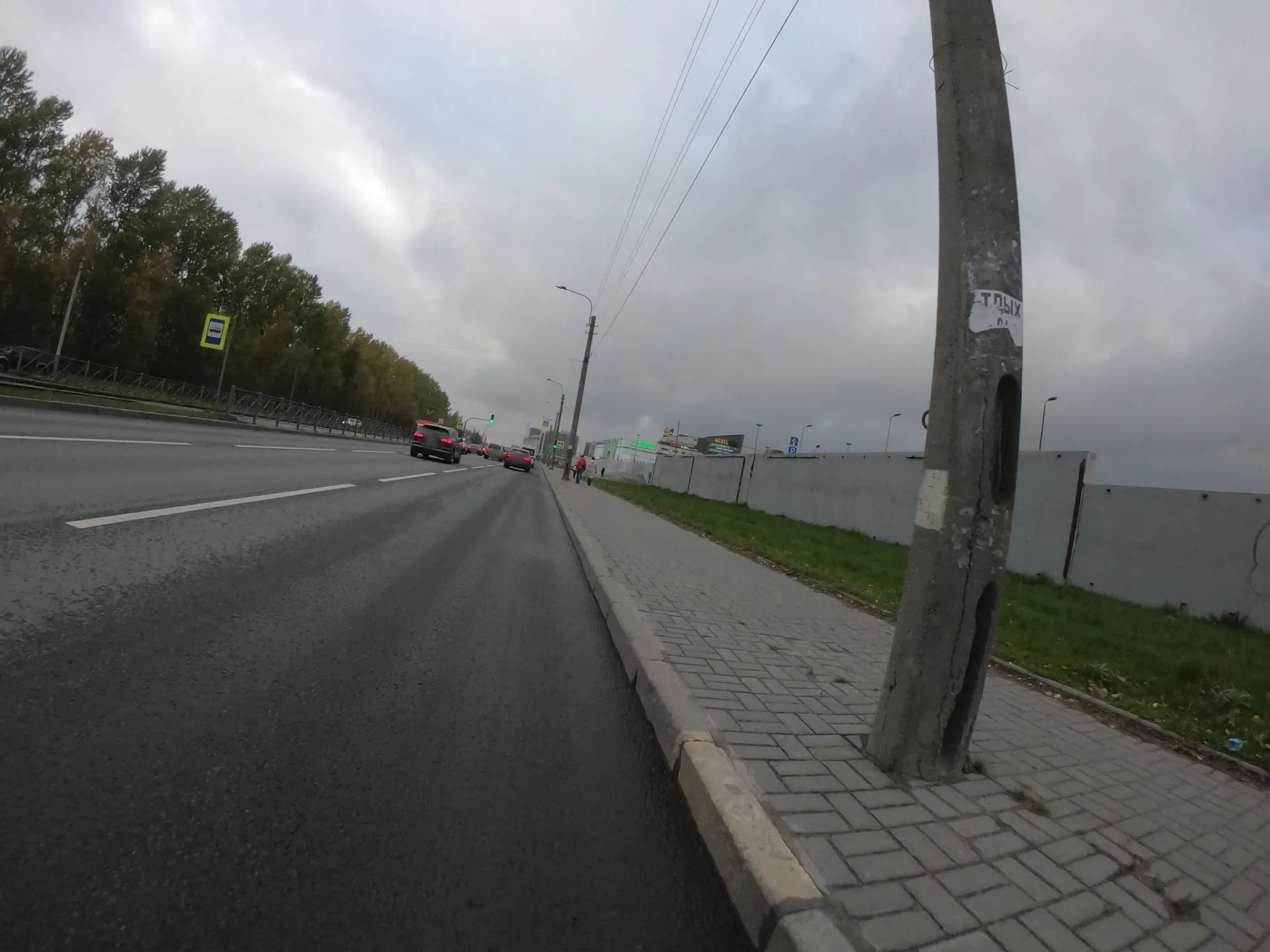 Маршрут «Мост — Кушелевка», 3,1 км