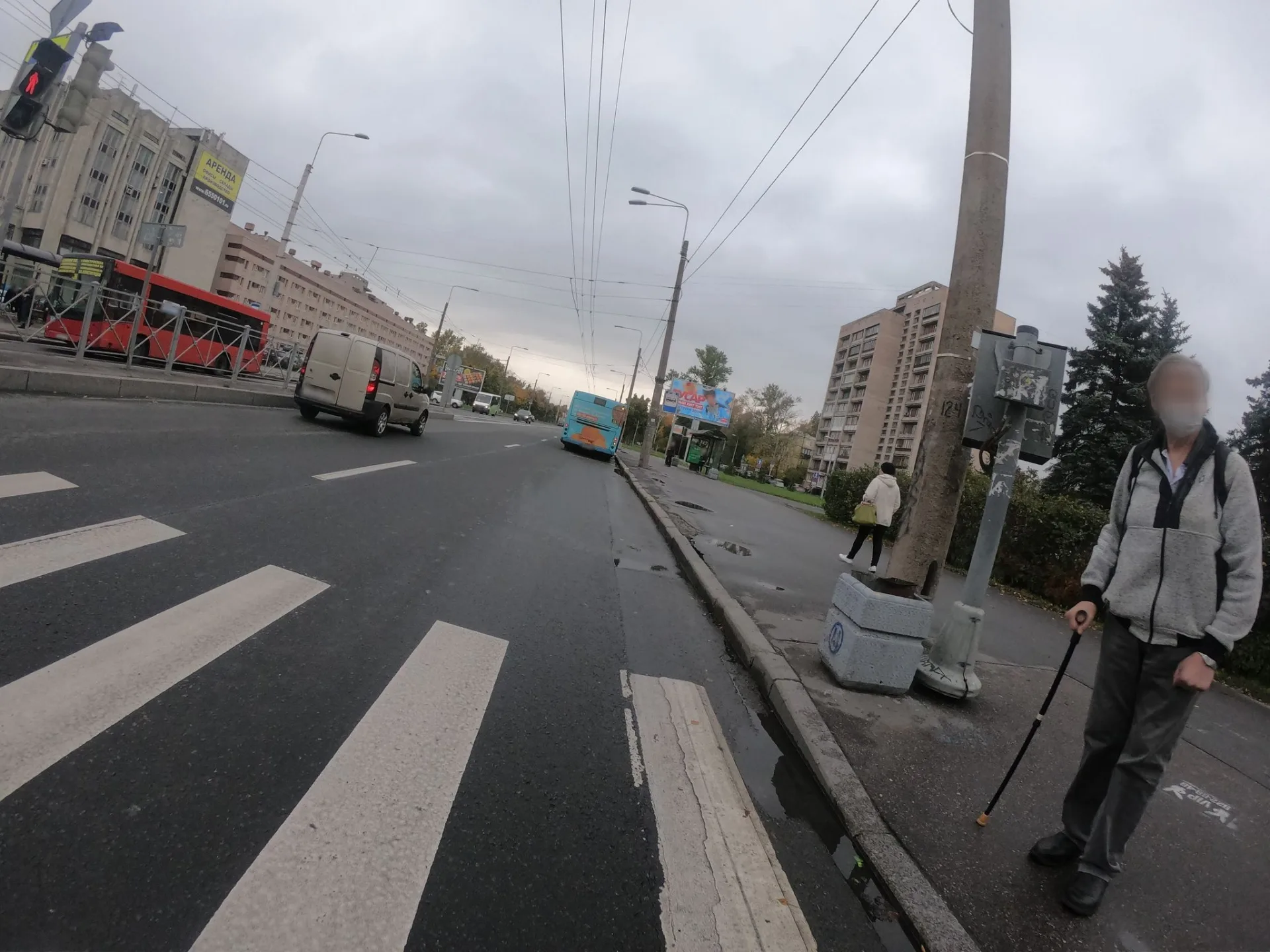 Маршрут «Новоизмайловский проспект — Парк Победы», 0,6 км