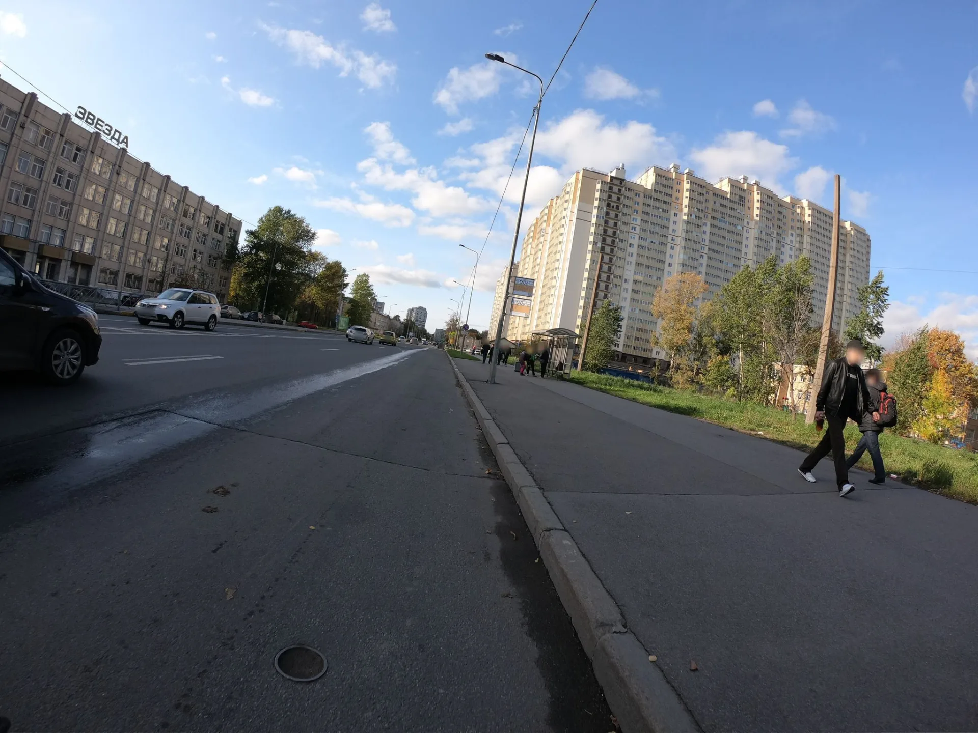 Маршрут «Обухово — Полюстрово», 1,6 км