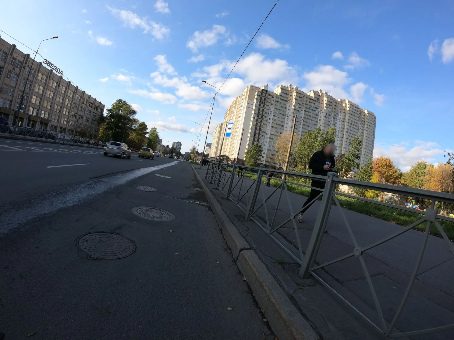 Маршрут «Обухово — Полюстрово», 1,6 км
