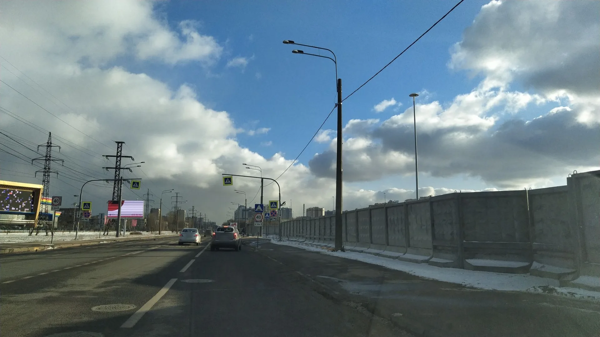 Маршрут «Олимпия — Парк Победы», 1,2 км