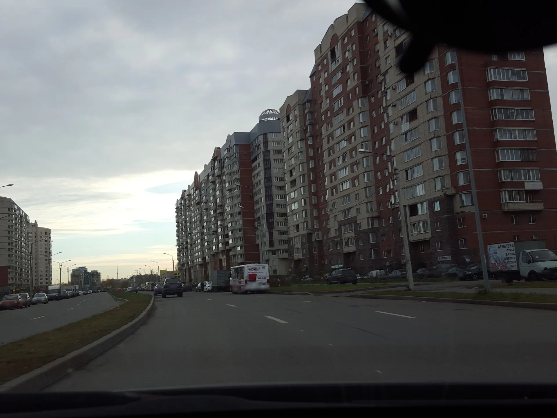 Маршрут «От Озерков до Кушелевки», 1,3 км