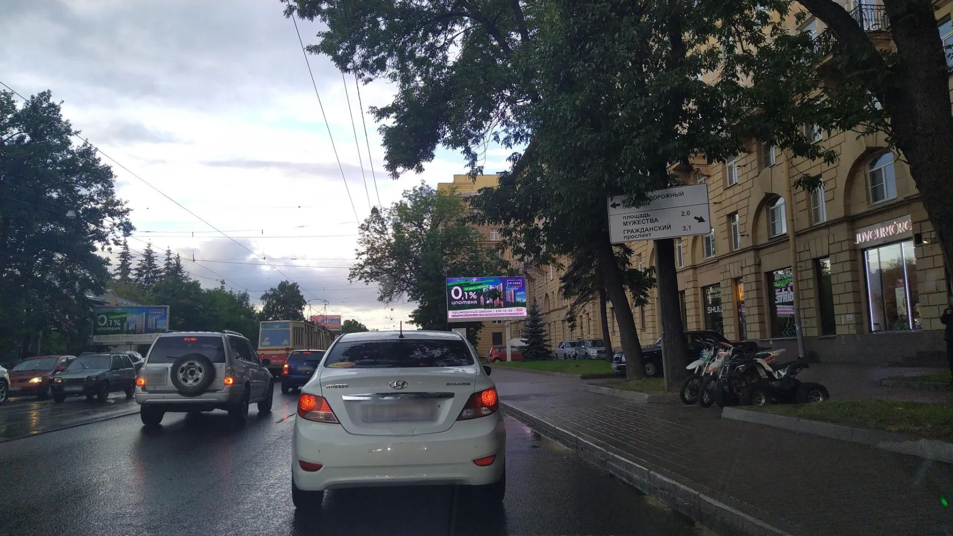 Маршрут «Парголово Второе — Васильевский остров», 13,2 км