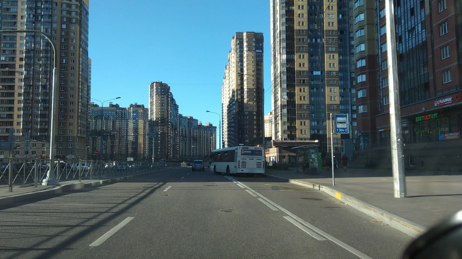 Маршрут «Парнас — Шуваловский парк», 1,0 км