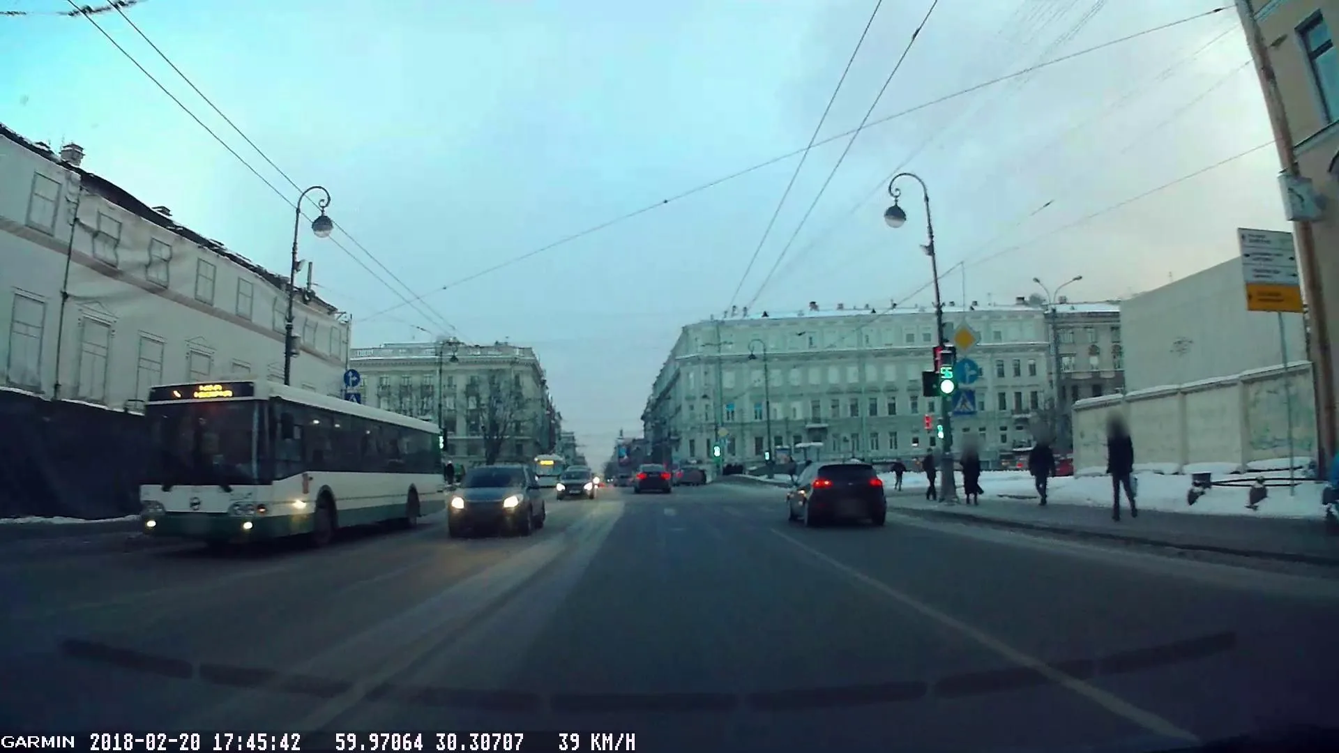 Маршрут «Петроградская — Комендантский аэродром», 1,4 км