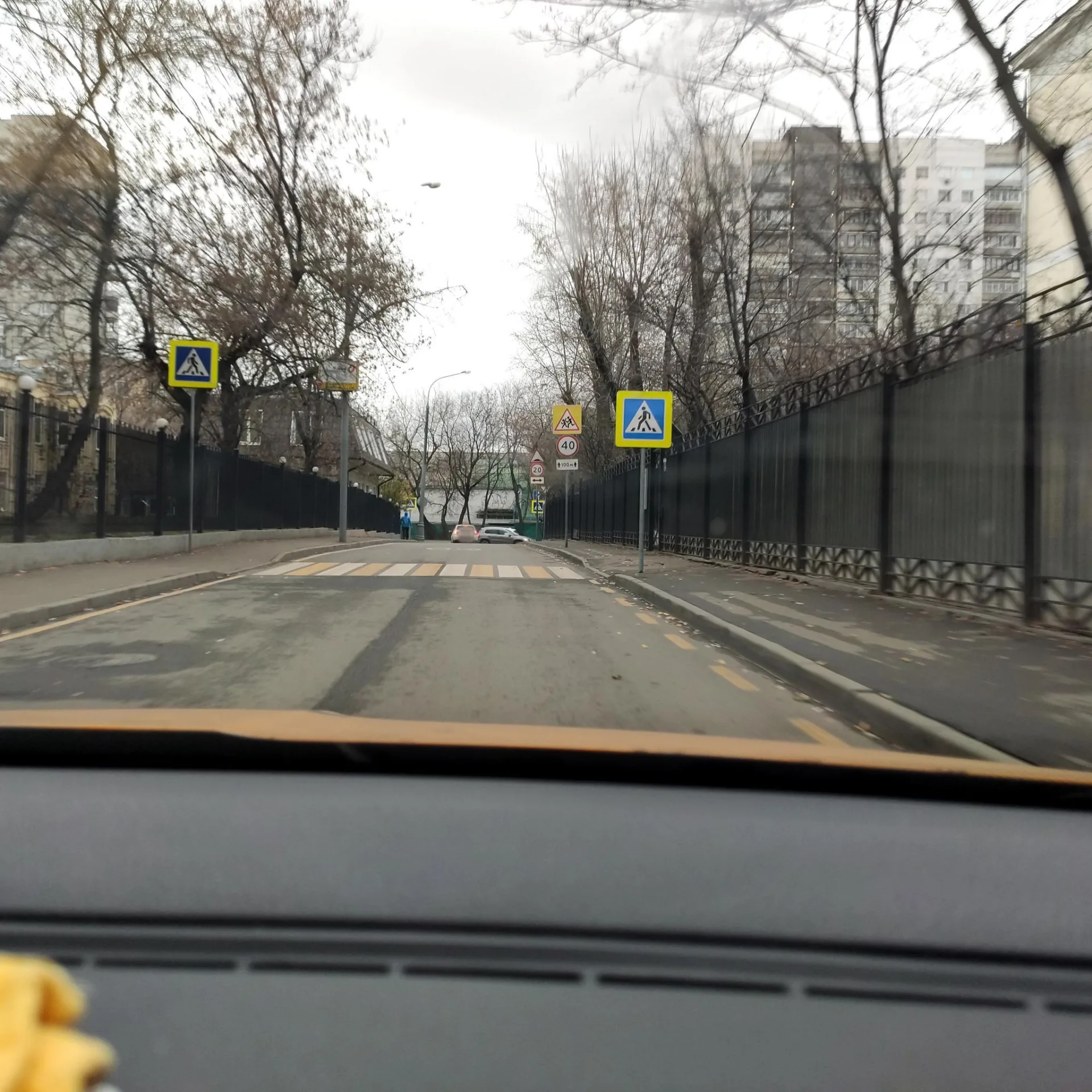 Маршрут «Петровско-Разумовское — Крылатское», 1,5 км