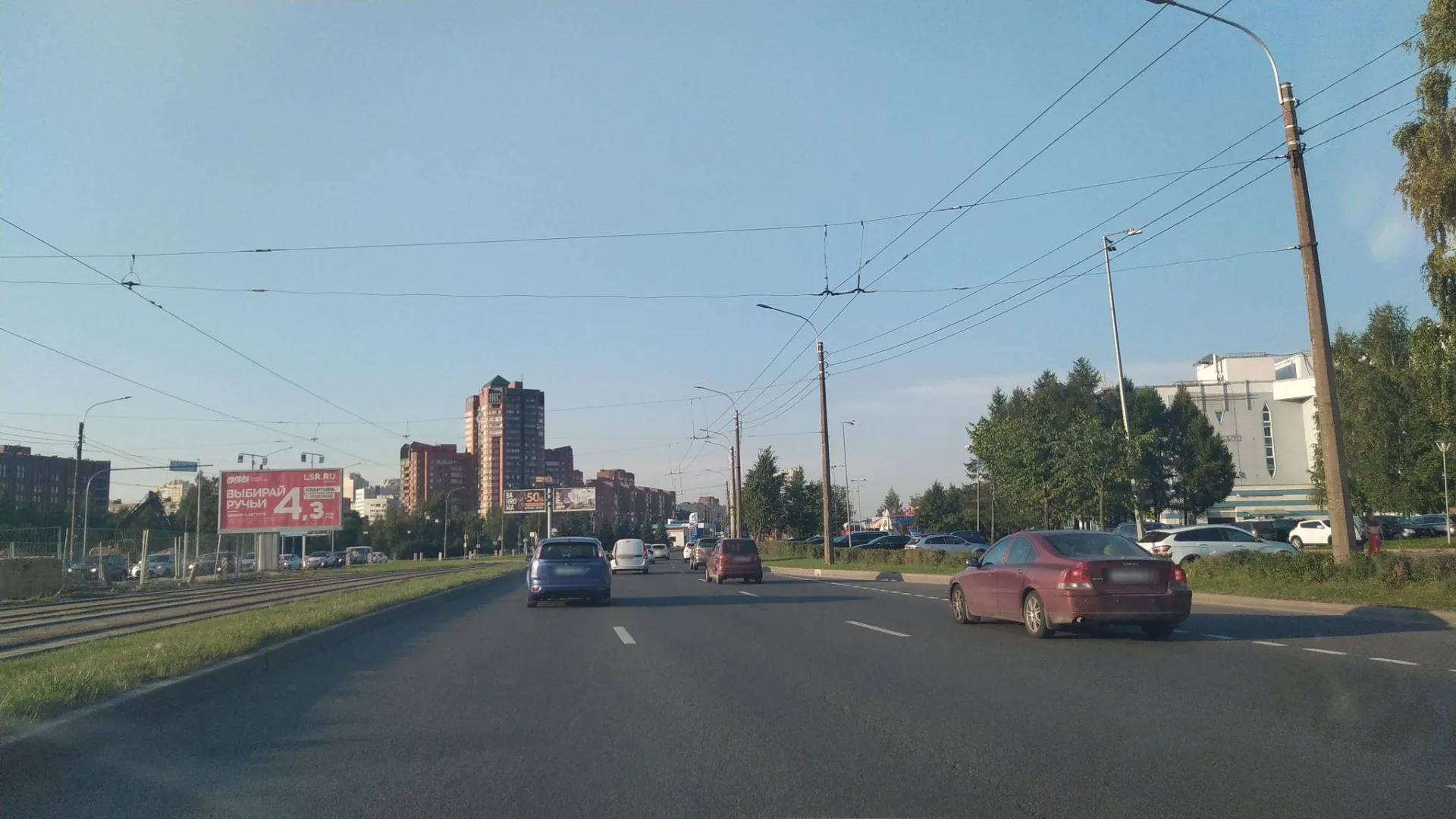 Маршрут «Пискарёвка — Мурино», 19,8 км