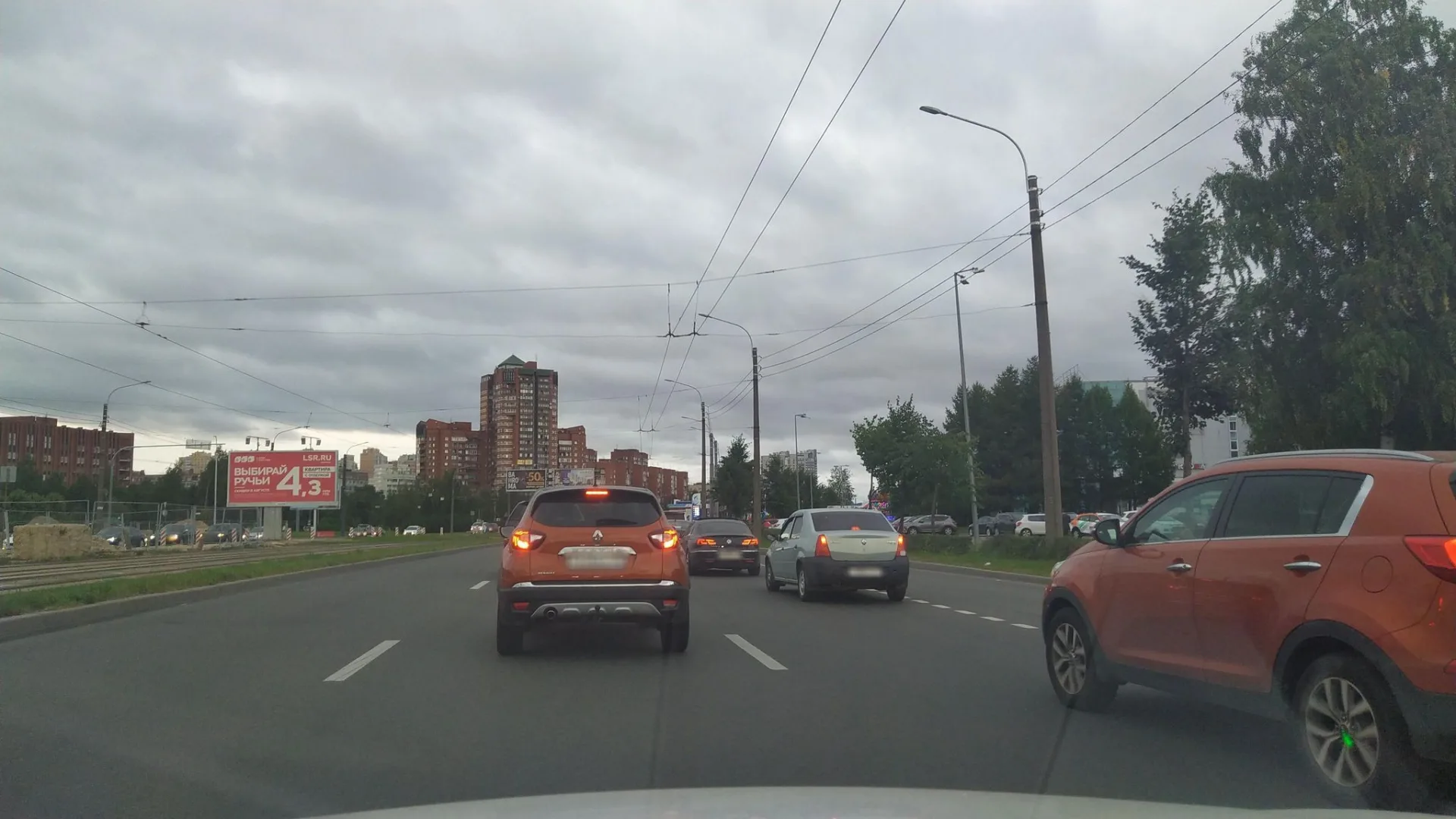 Маршрут «Пискарёвка — Парголово», 5,4 км