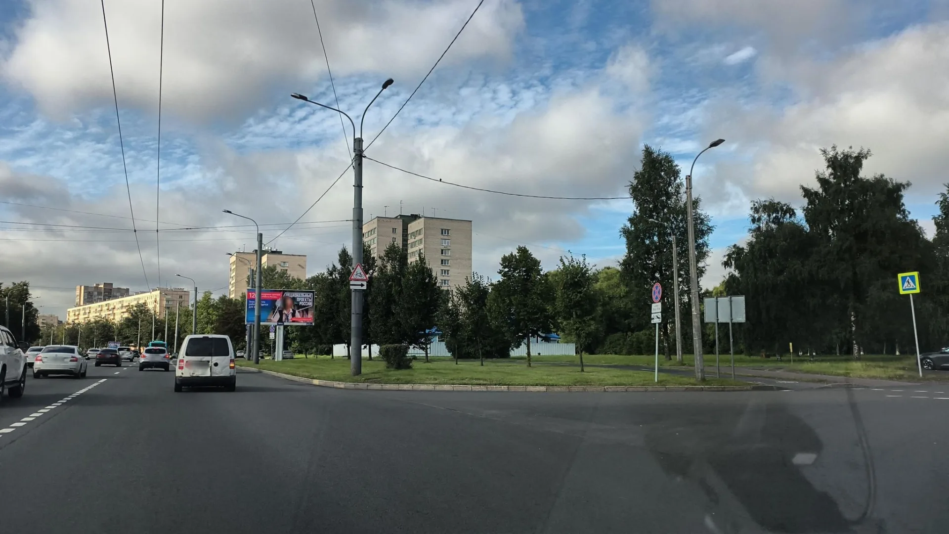 Маршрут «Полюстрово — Большая Охта», 0,9 км