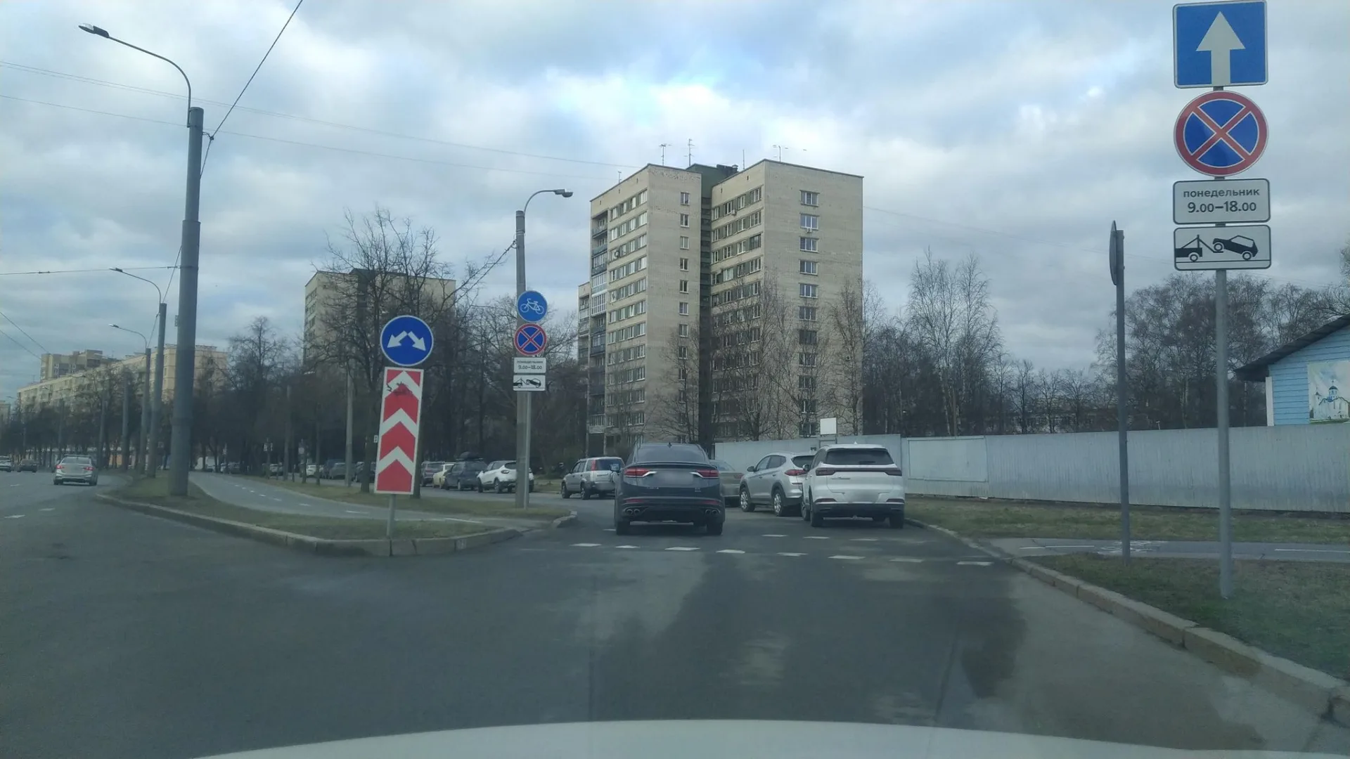 Маршрут «Полюстрово — Большая Охта», 1,0 км