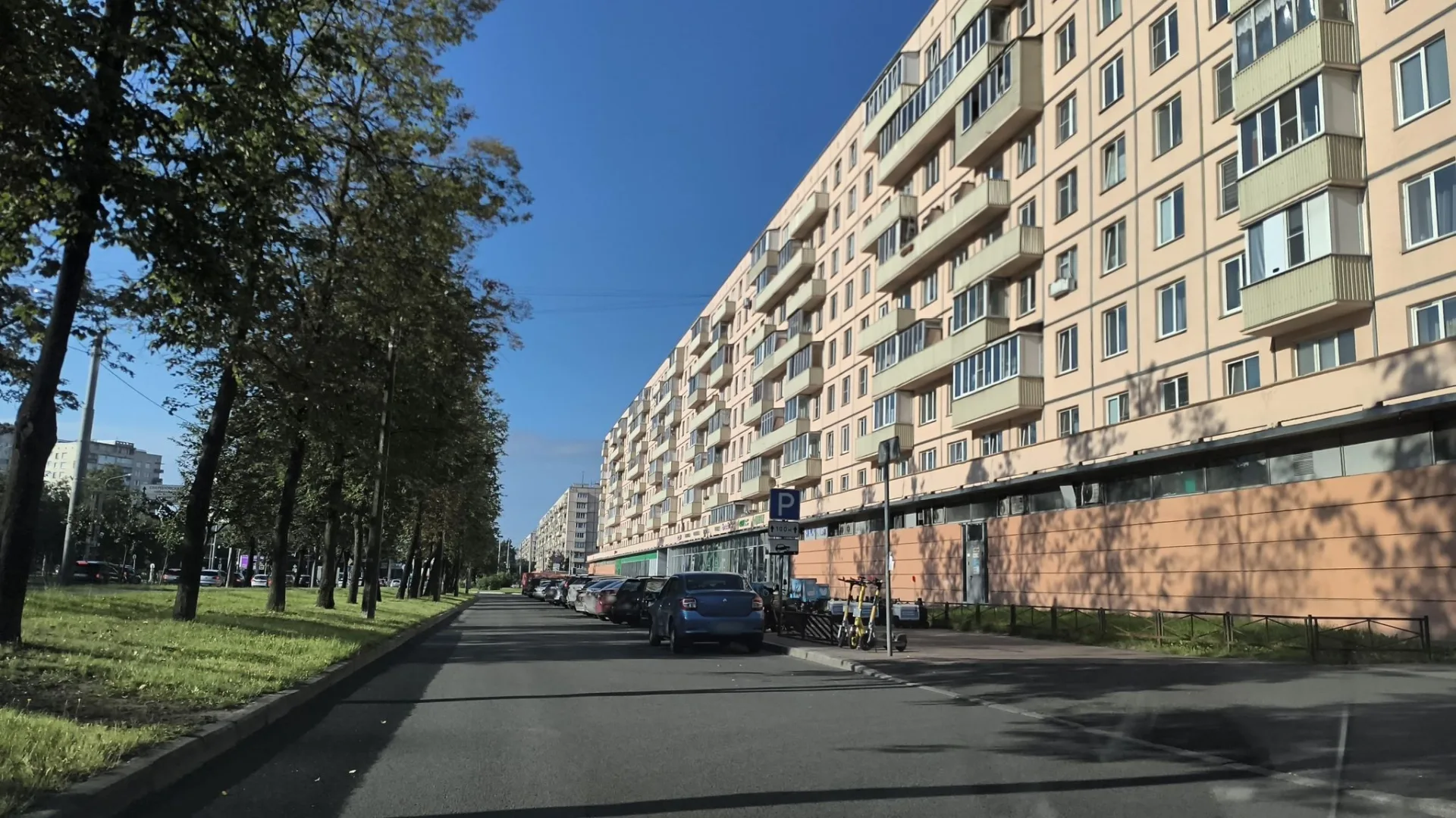 Маршрут «Полюстрово — Большая Охта», 1,2 км