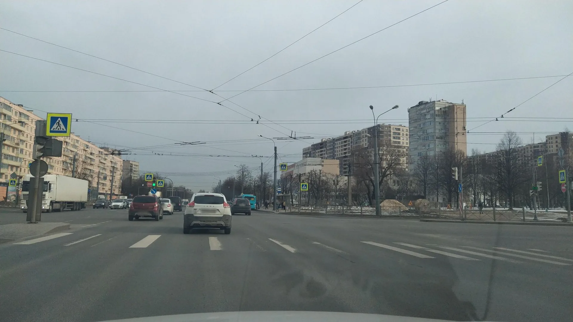 Маршрут «Полюстрово — Большая Охта», 1,6 км