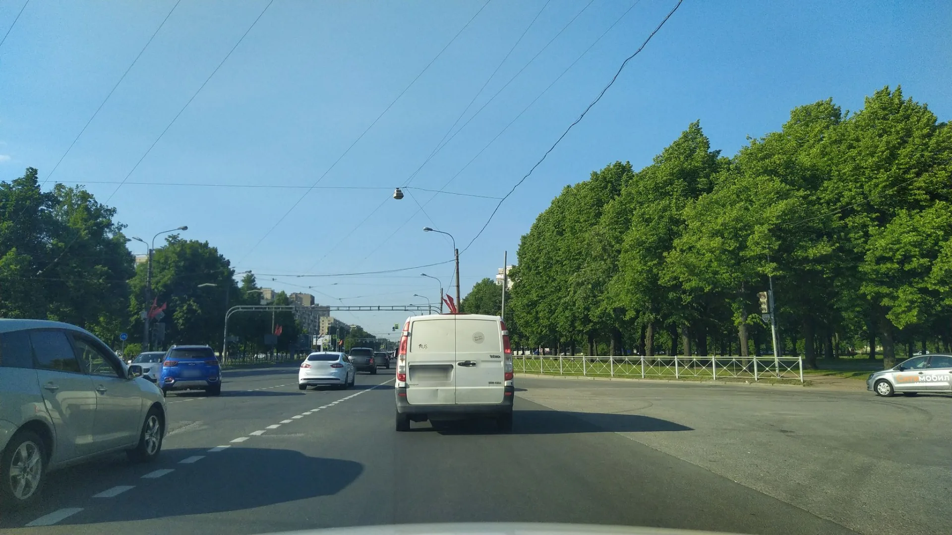 Маршрут «Полюстрово — Большая Охта», 2,4 км