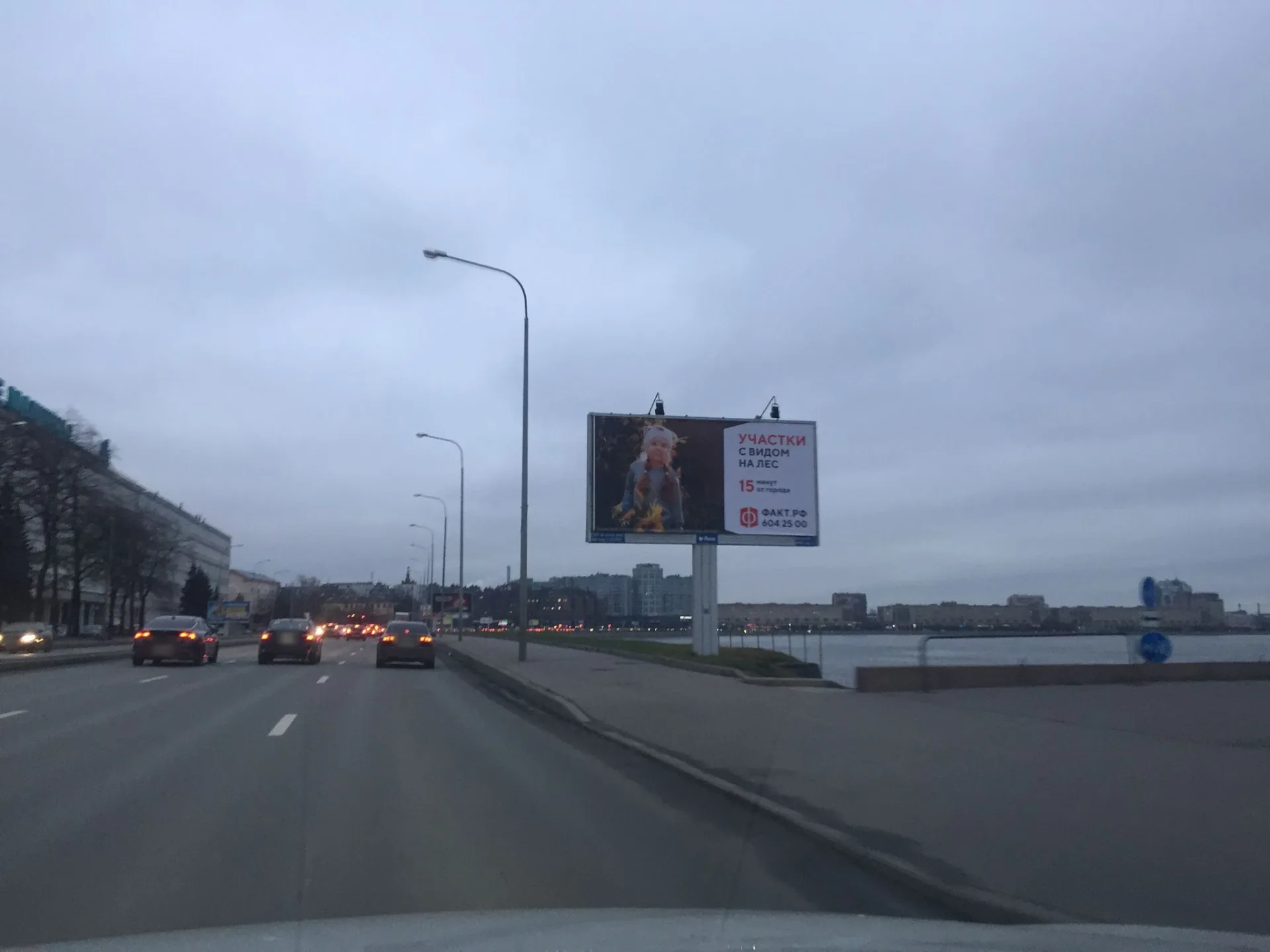 Маршрут «Полюстрово — Лахта», 18,0 км