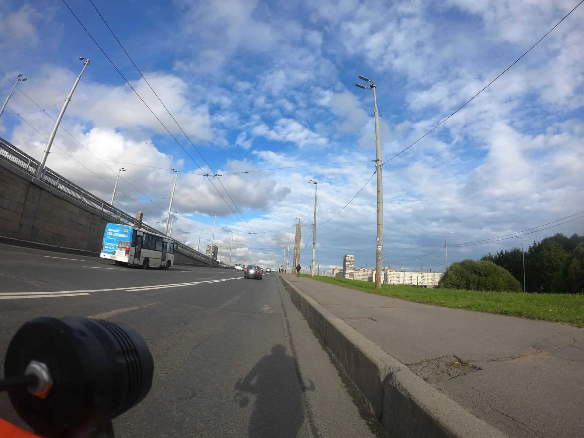 Маршрут «Полюстрово — Обухово», 14,2 км