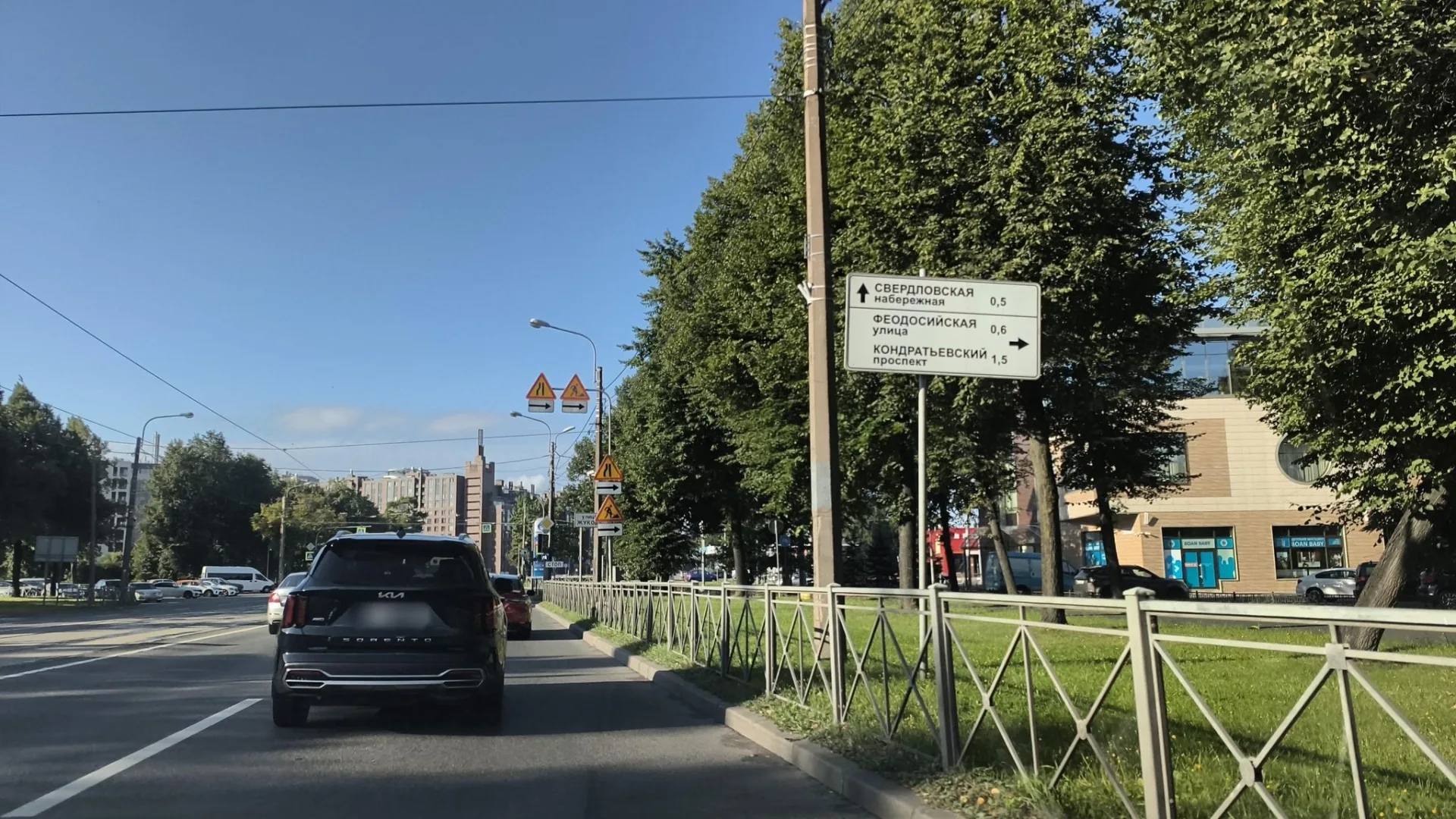 Маршрут «Полюстрово — Обухово», 2,3 км