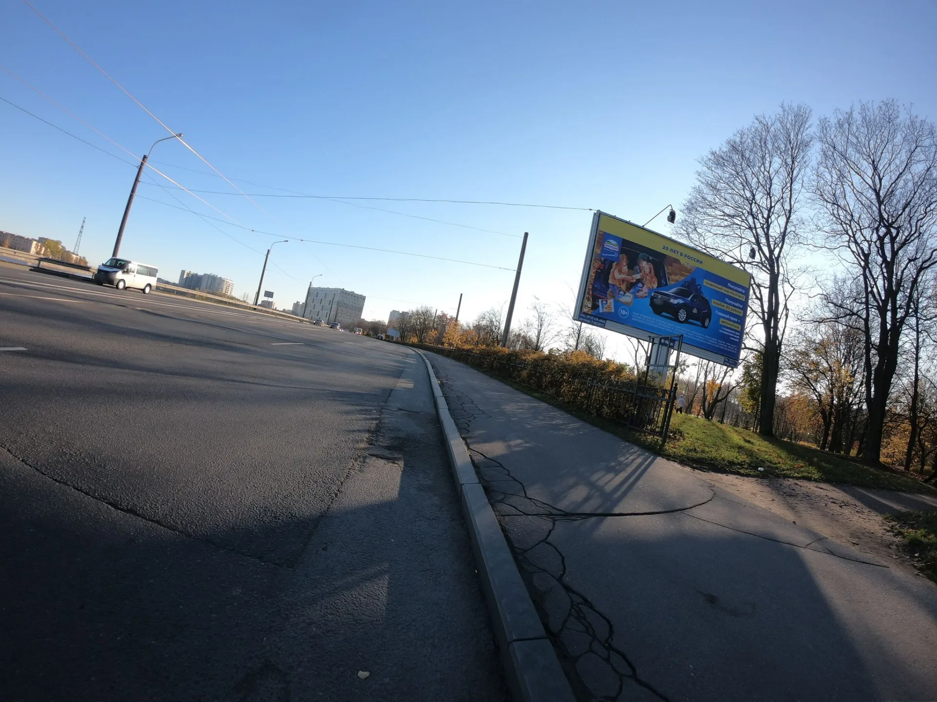Маршрут «Полюстрово — Обухово», 14,4 км