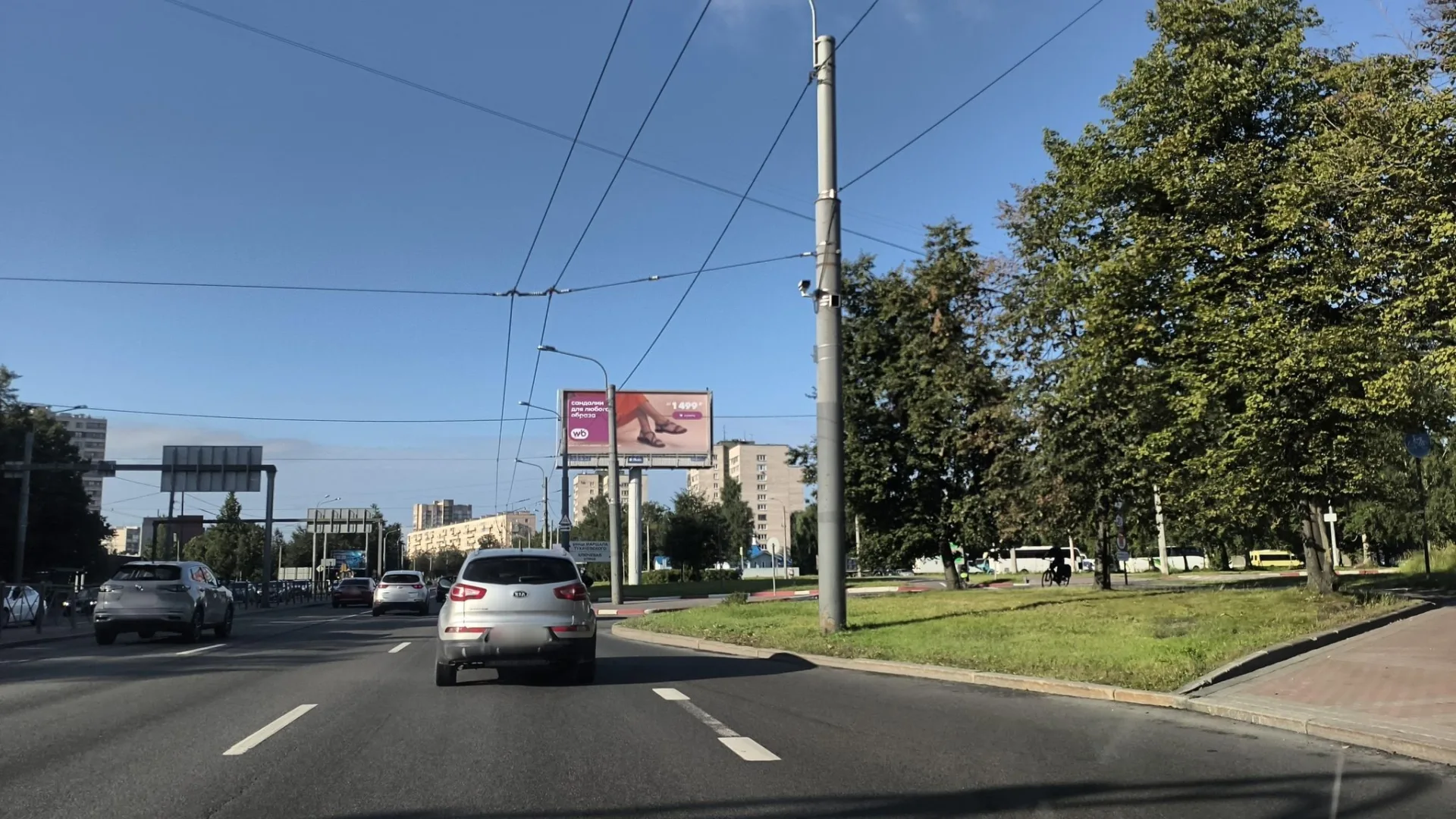 Маршрут «Полюстрово — Обухово», 1,1 км