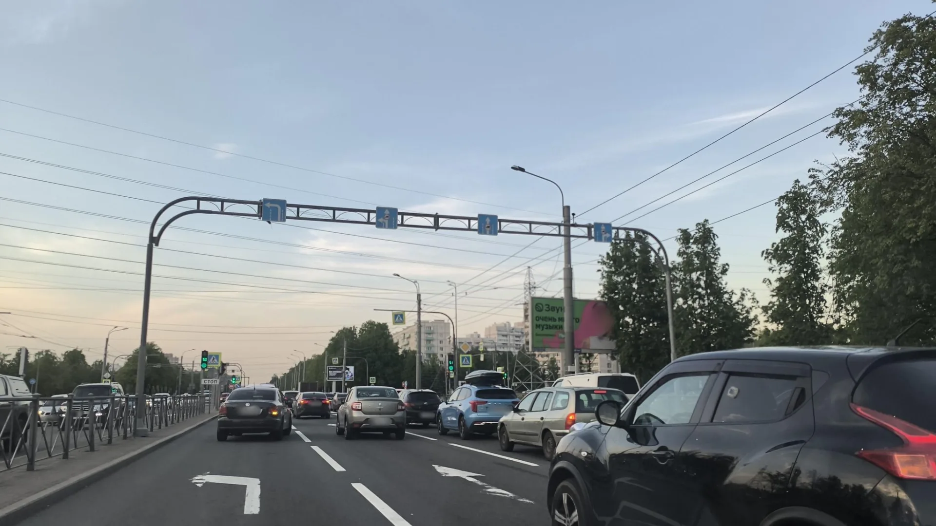 Маршрут «Полюстрово — Обухово», 1,8 км