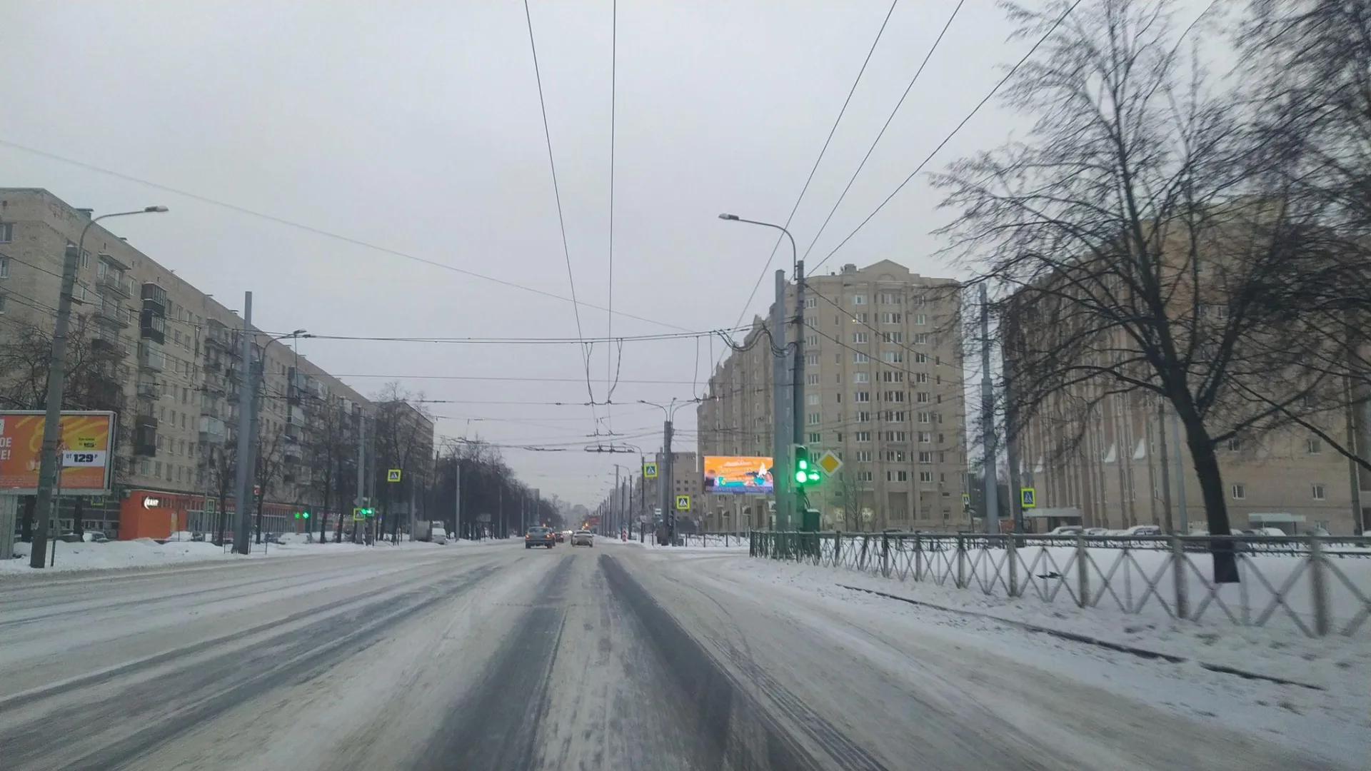 Маршрут «Приютино — Васильевский остров», 1,0 км