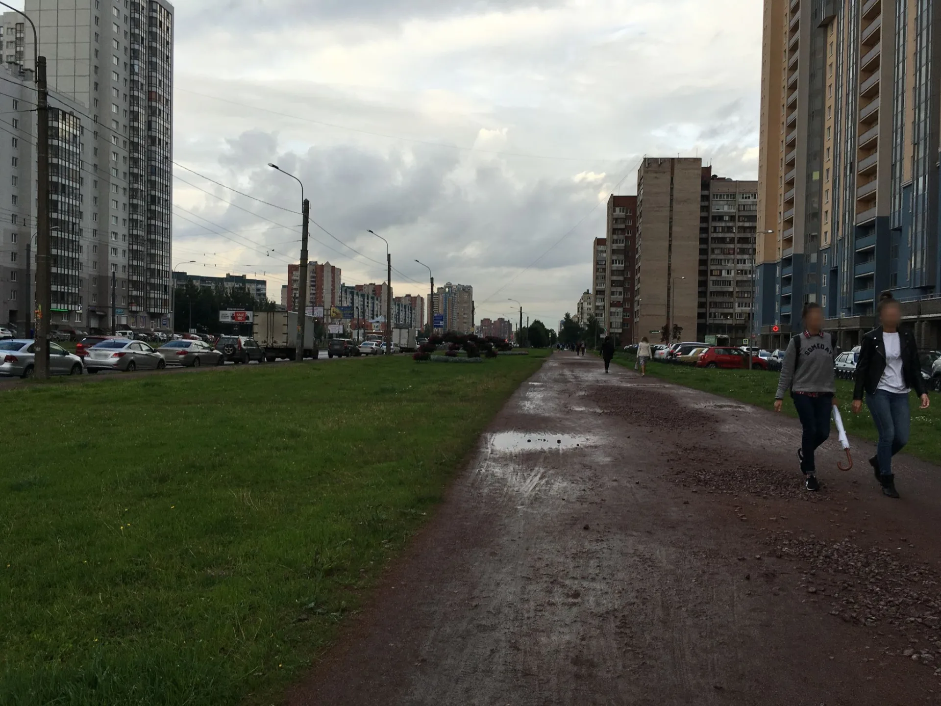 Маршрут «Проспект Большевиков — Новочеркасская», 1,2 км