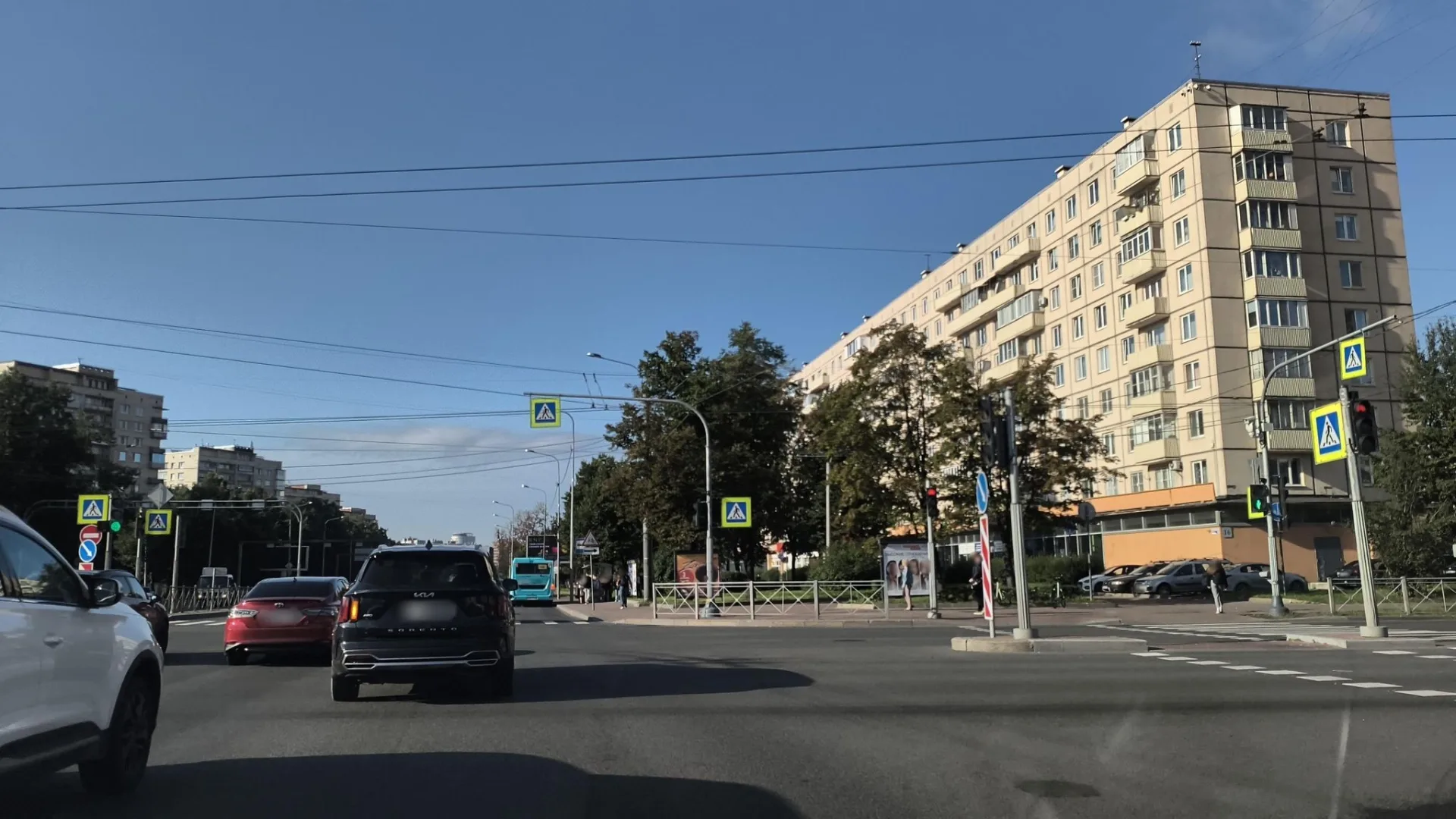 Маршрут «Смольный — Пискарёвка», 3,0 км
