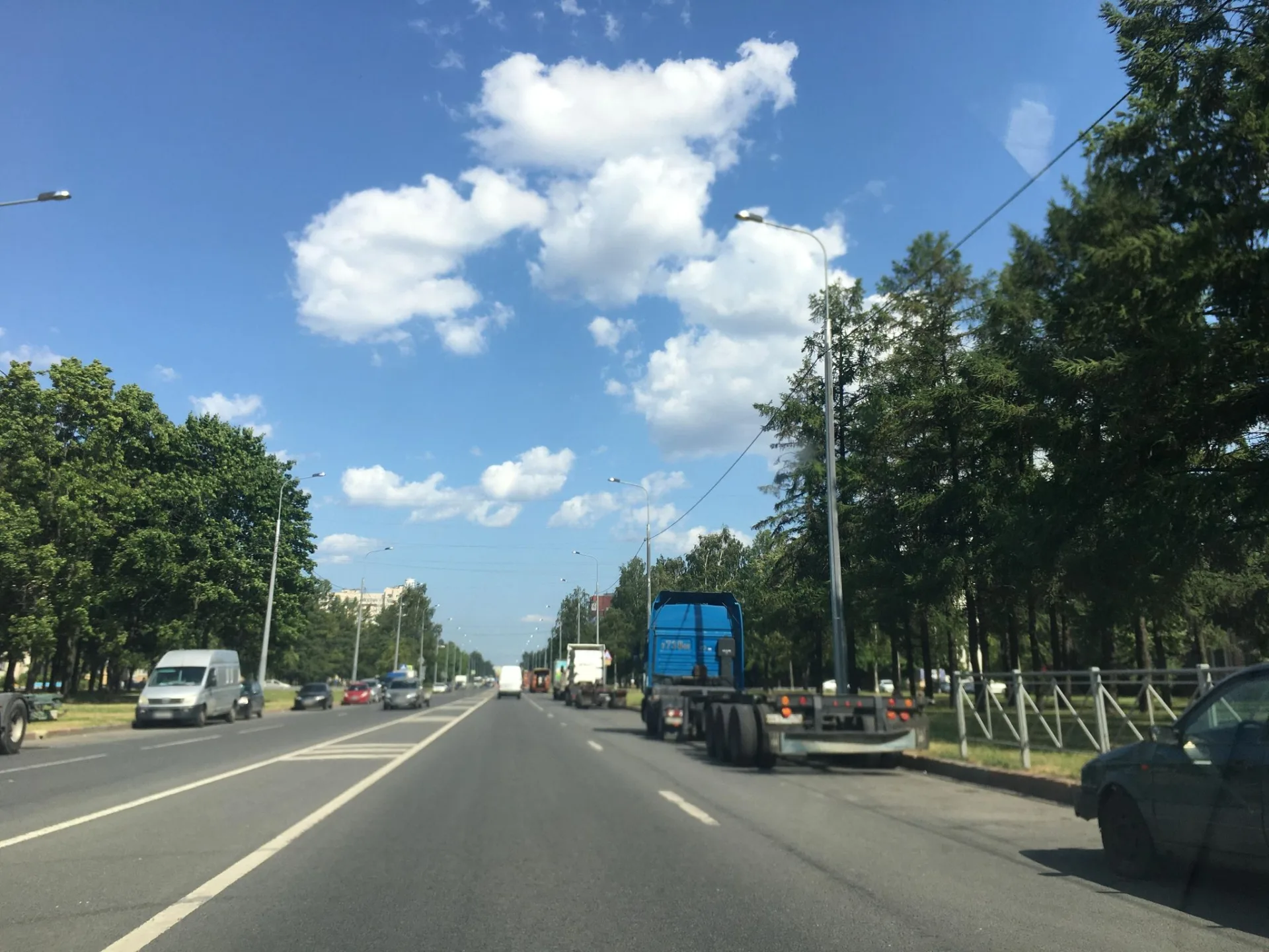Маршрут «Сосновая Поляна — Мост Ветеранов», 15,1 км