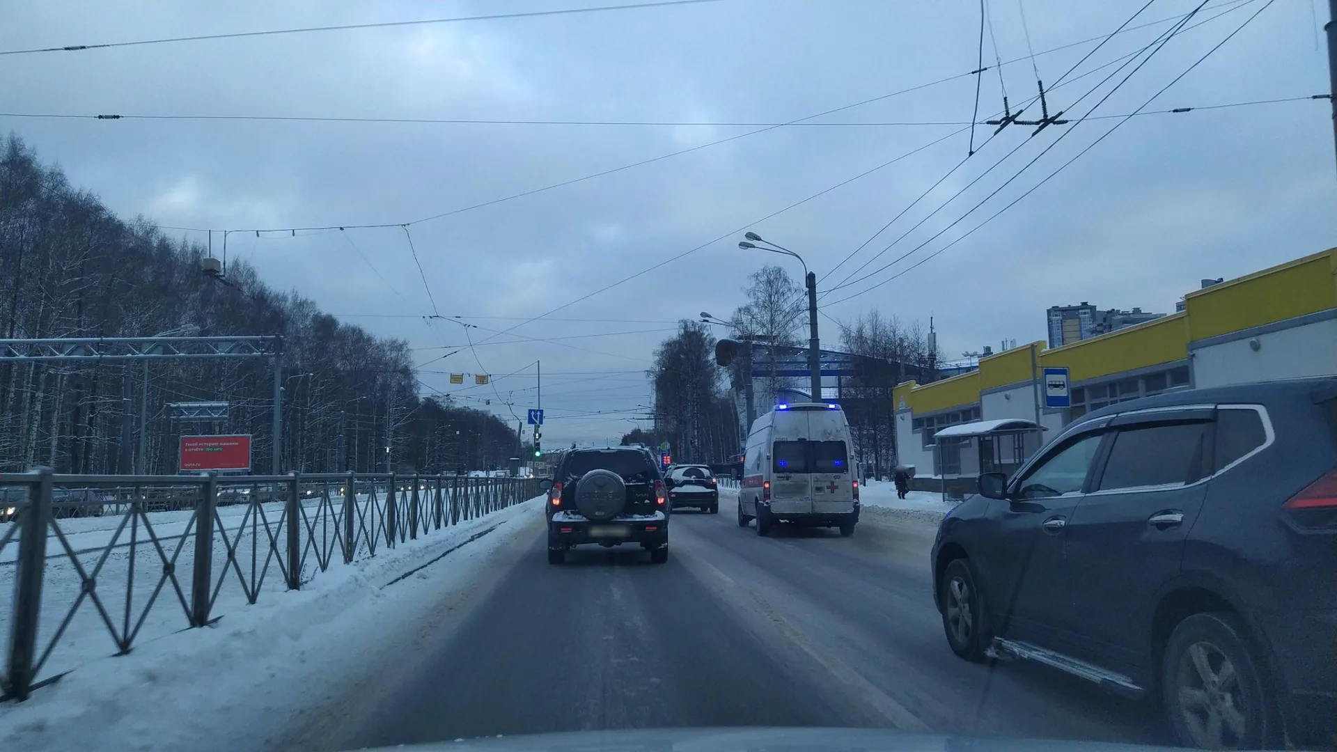 Маршрут «Сосновка — Удельная», 3,2 км