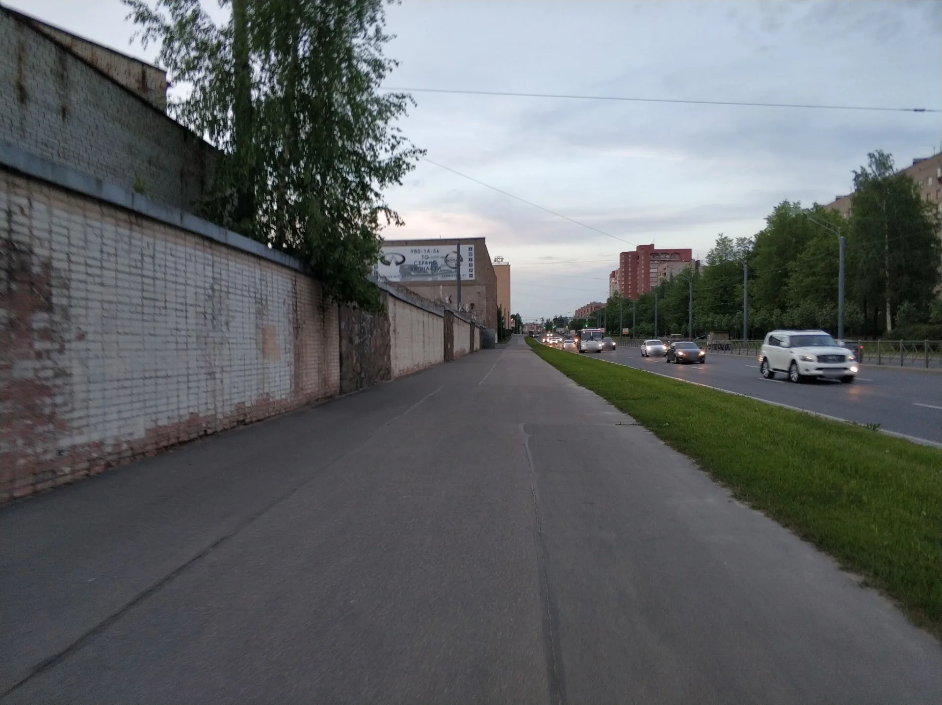 Маршрут «Сосновка — Васильевский остров», 0,4 км