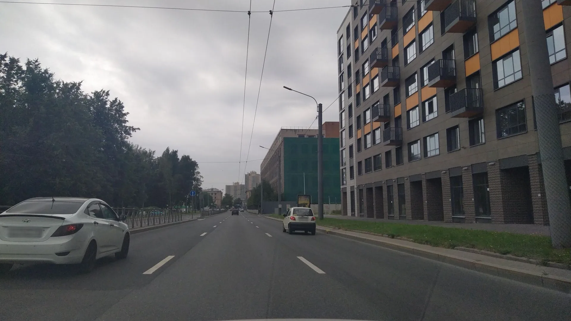 Маршрут «Сосновка — Васильевский остров», 1,1 км