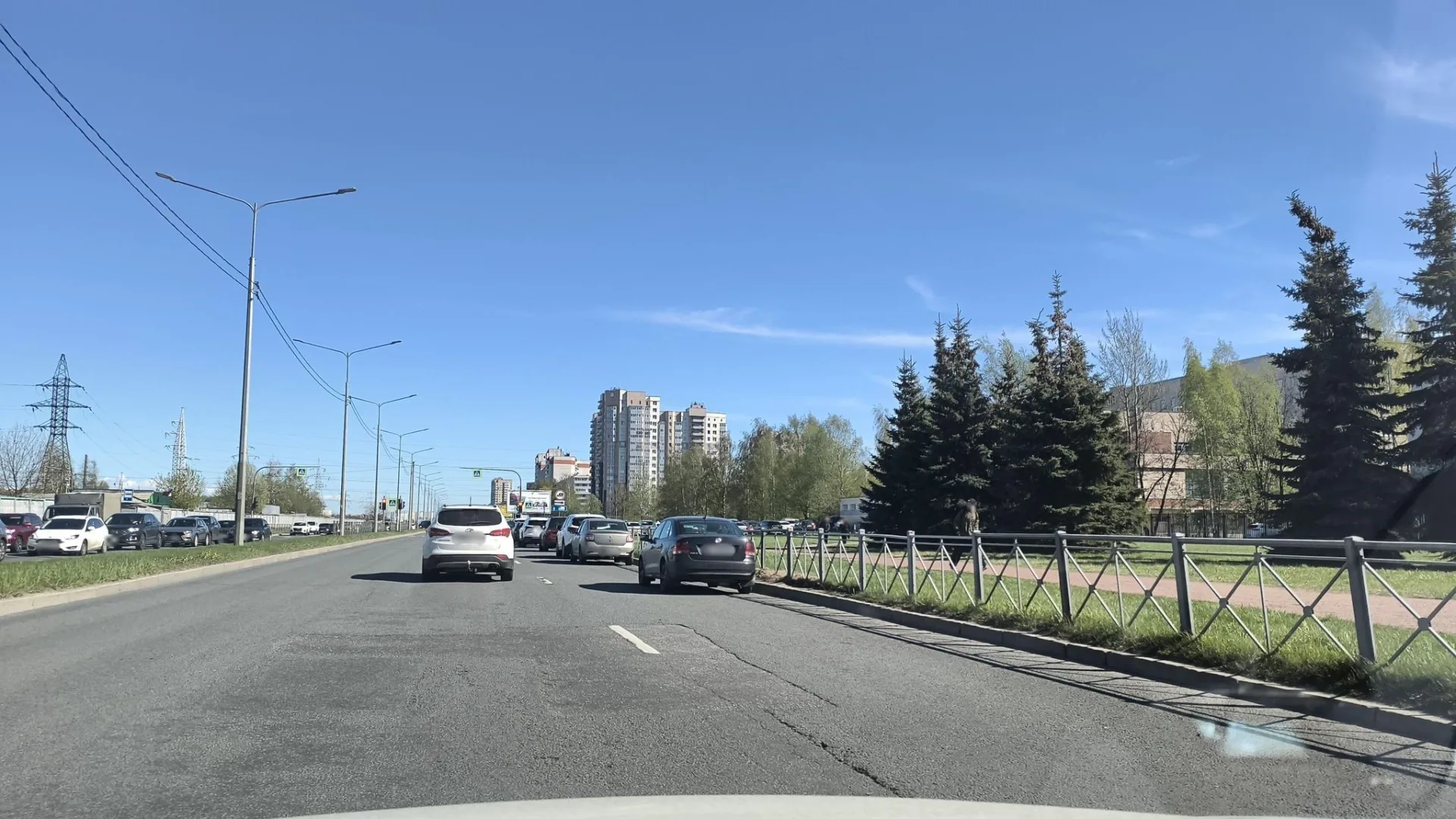 Маршрут «Сосновка — Западное Мурино», 1,5 км